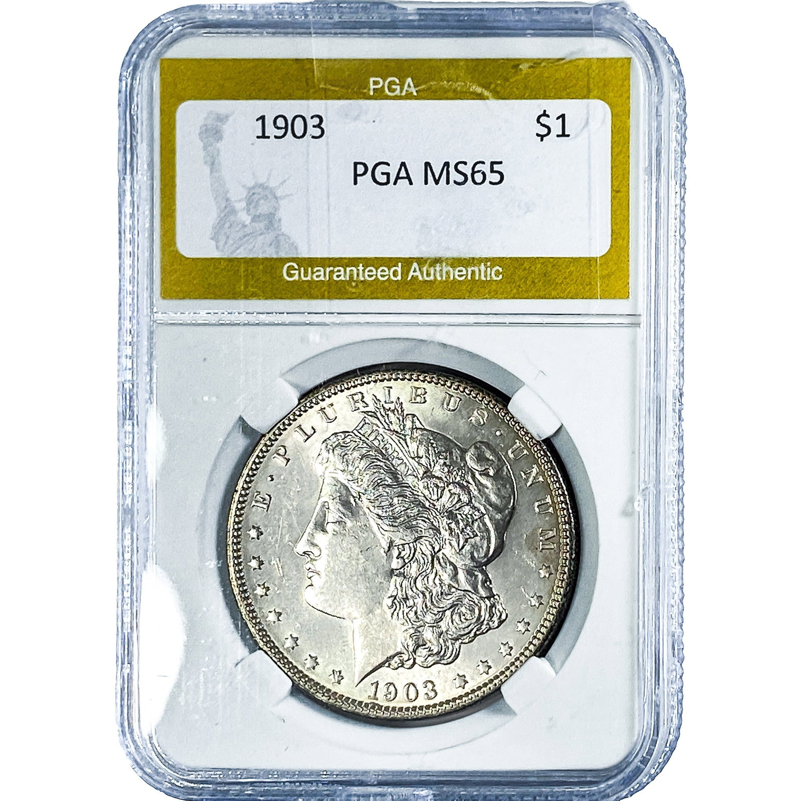 1903 Morgan Silver Dollar PGA MS65: 1903 Morgan Silver Dollar PGA MS65