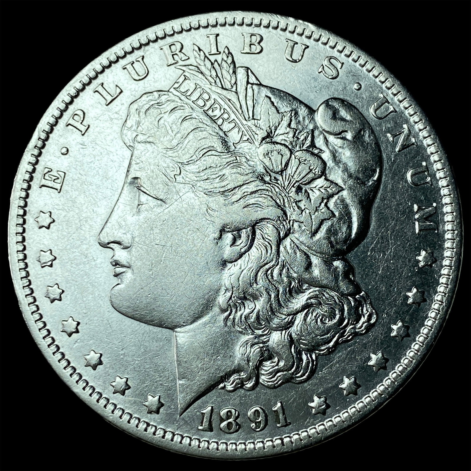 1891-O Silver Morgan Dollar CLOSELY UNCIRCULATED: 1891-O Silver Morgan Dollar CLOSELY UNCIRCULATED