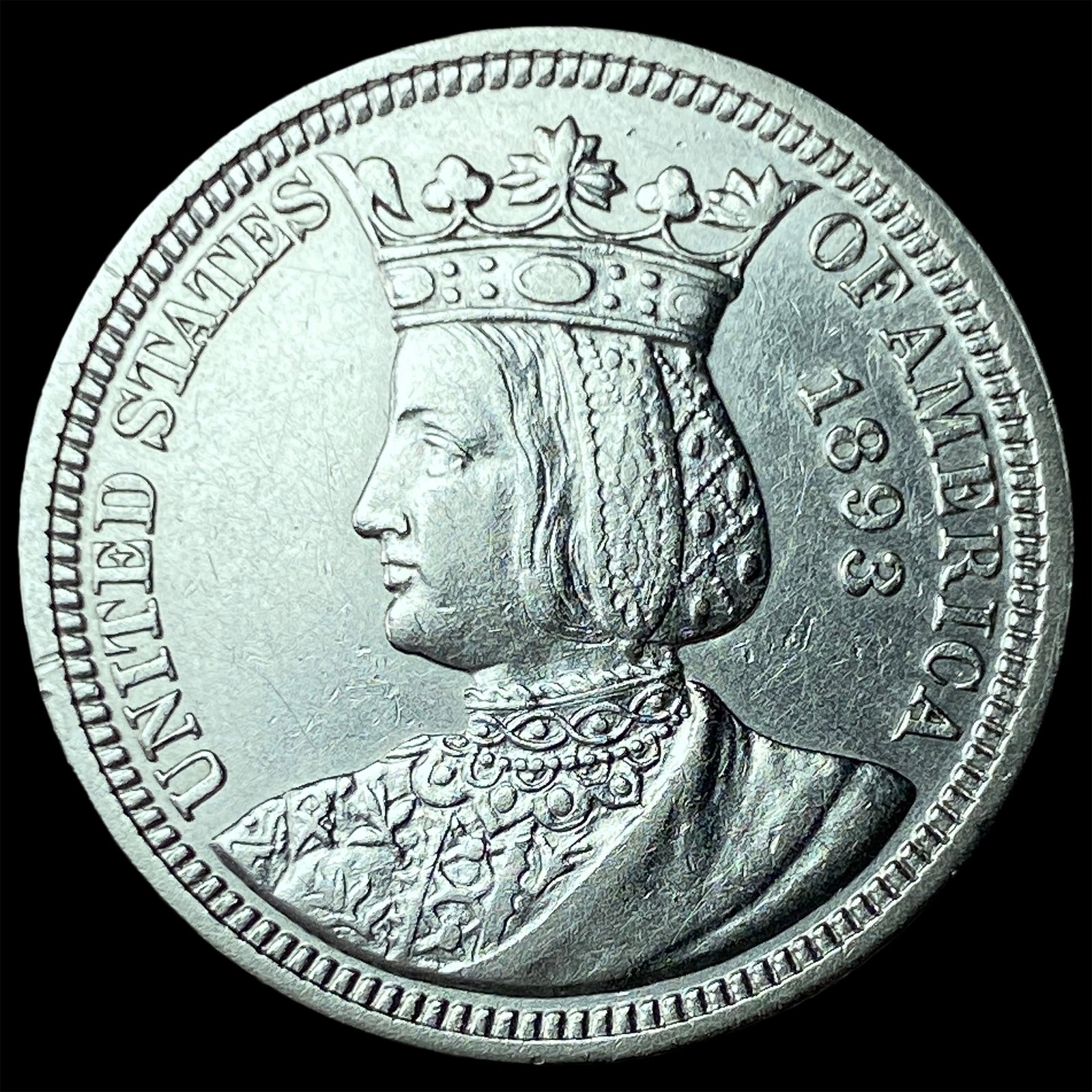 1893 Columbian Exposition Quarter Dollar UNCIRCULATED (1 of 2)