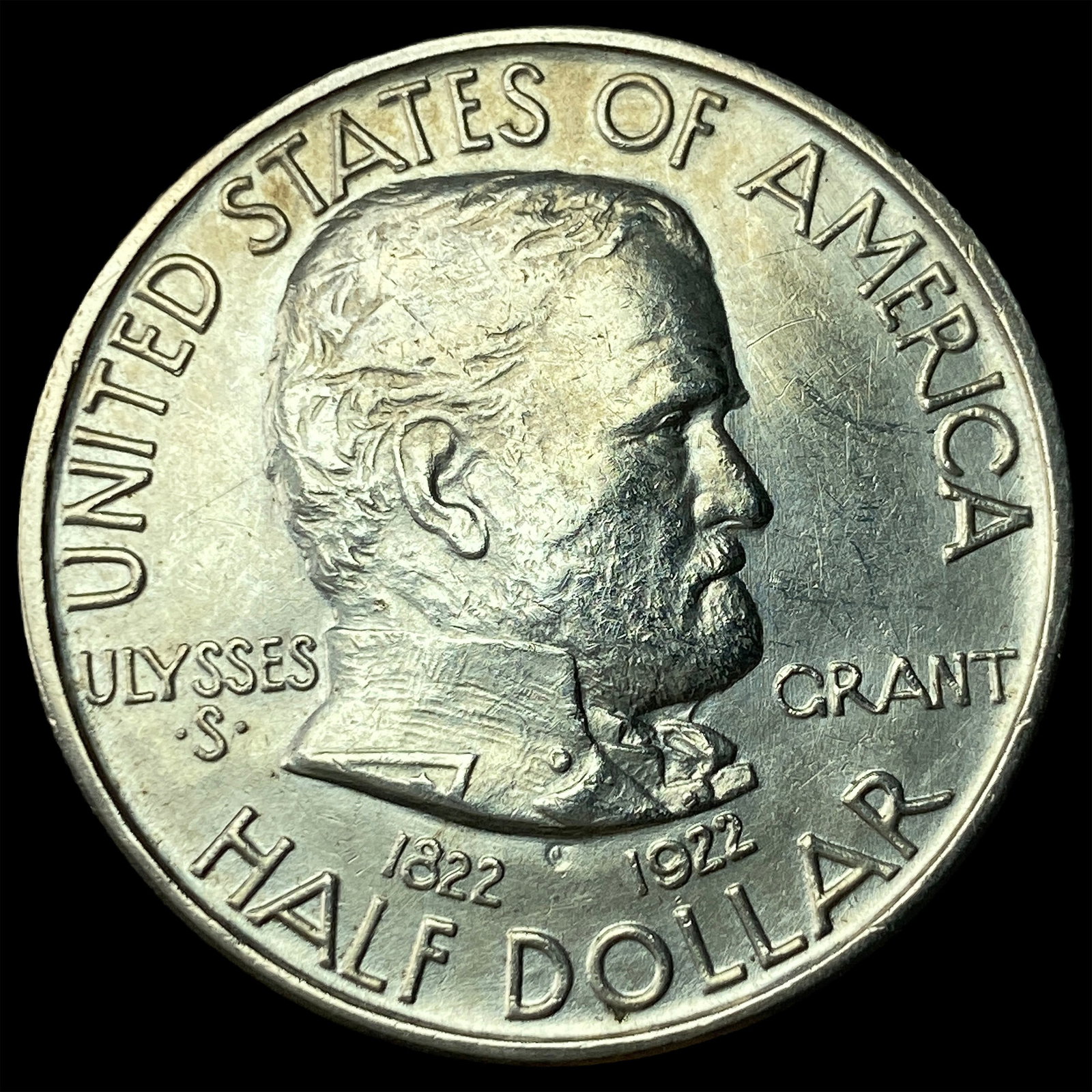 1922-S Silver Half Dollar Grant Commemorative UNCIRCULATED (1 of 2)