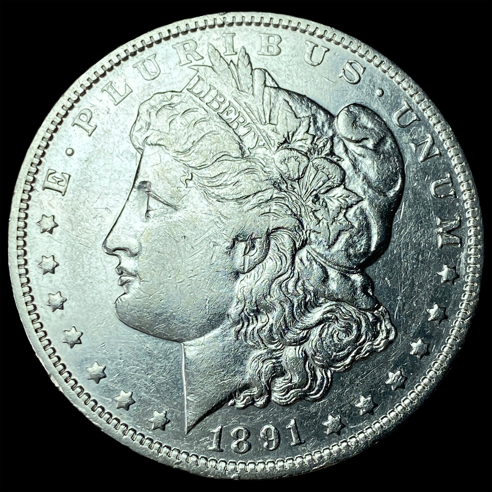 1891-O Silver Morgan Dollar CLOSELY UNCIRCULATED (1 of 2)
