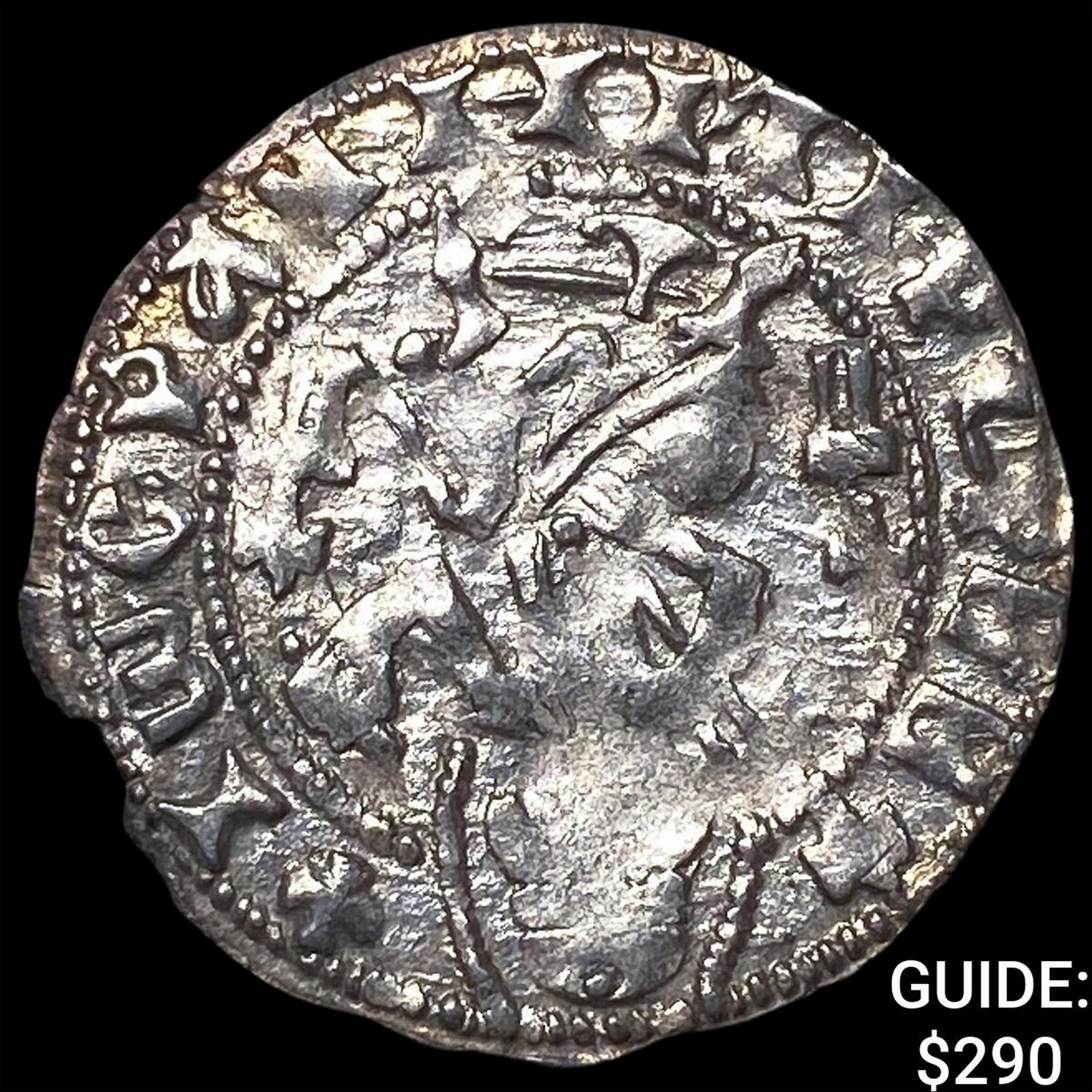 1352-1396 AD Bulgaria Ivan Statsirmir Silver Grosh: 1352-1396 AD Bulgaria Ivan Statsirmir Silver Grosh