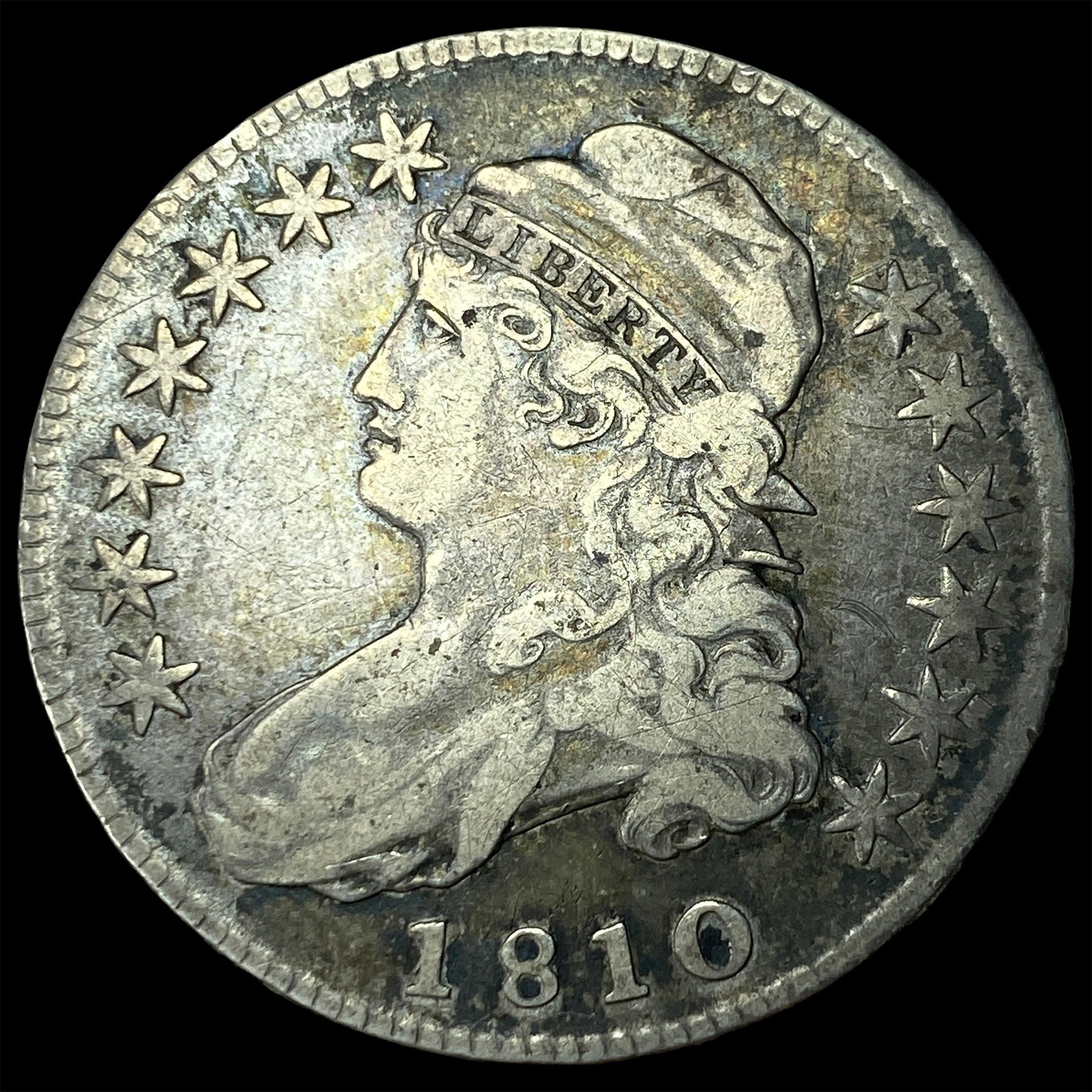 1810 Capped Bust Half Dollar LIGHTLY CIRCULATED (1 of 2)