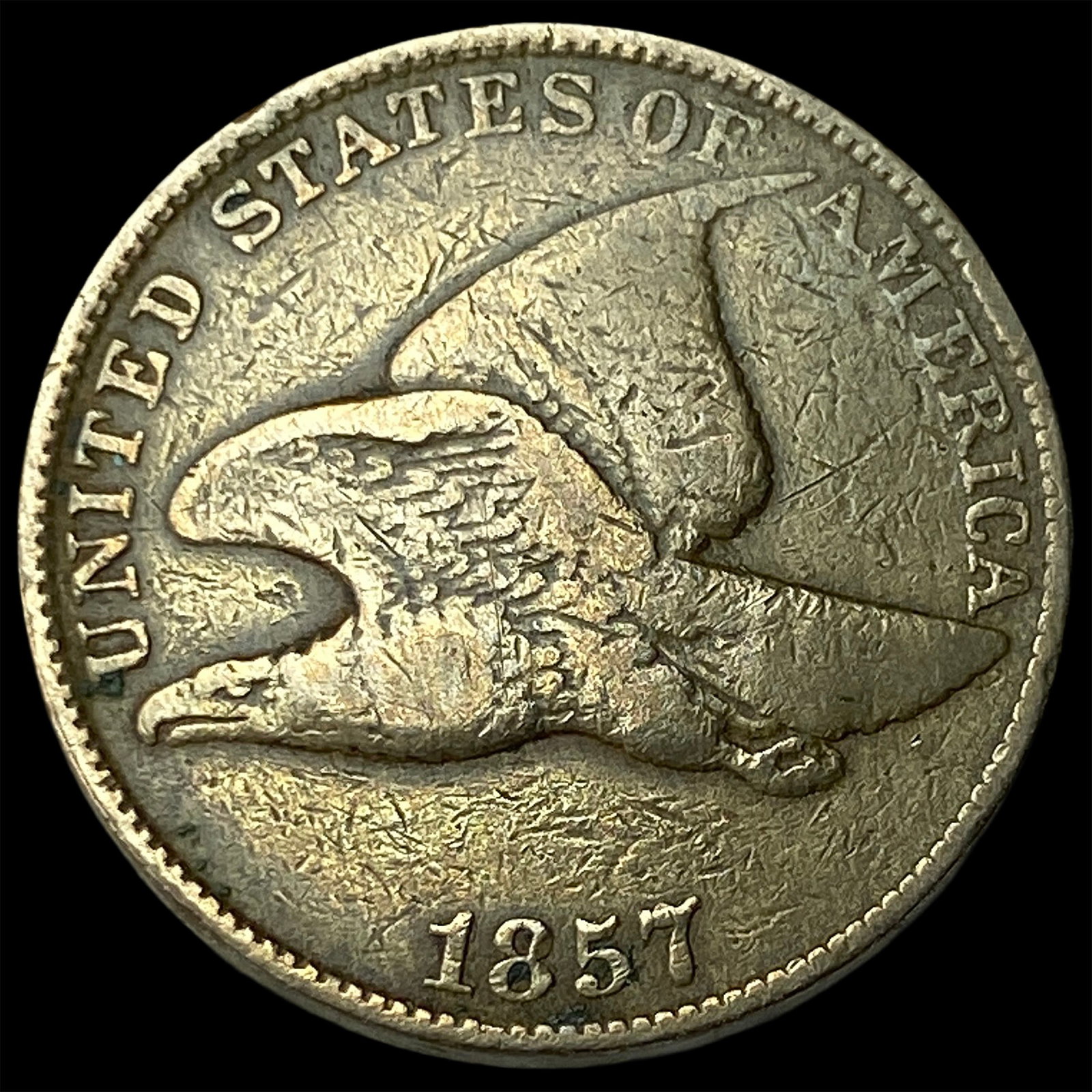 1857 Flying Eagle Cent LIGHTLY CIRCULATED (1 of 2)