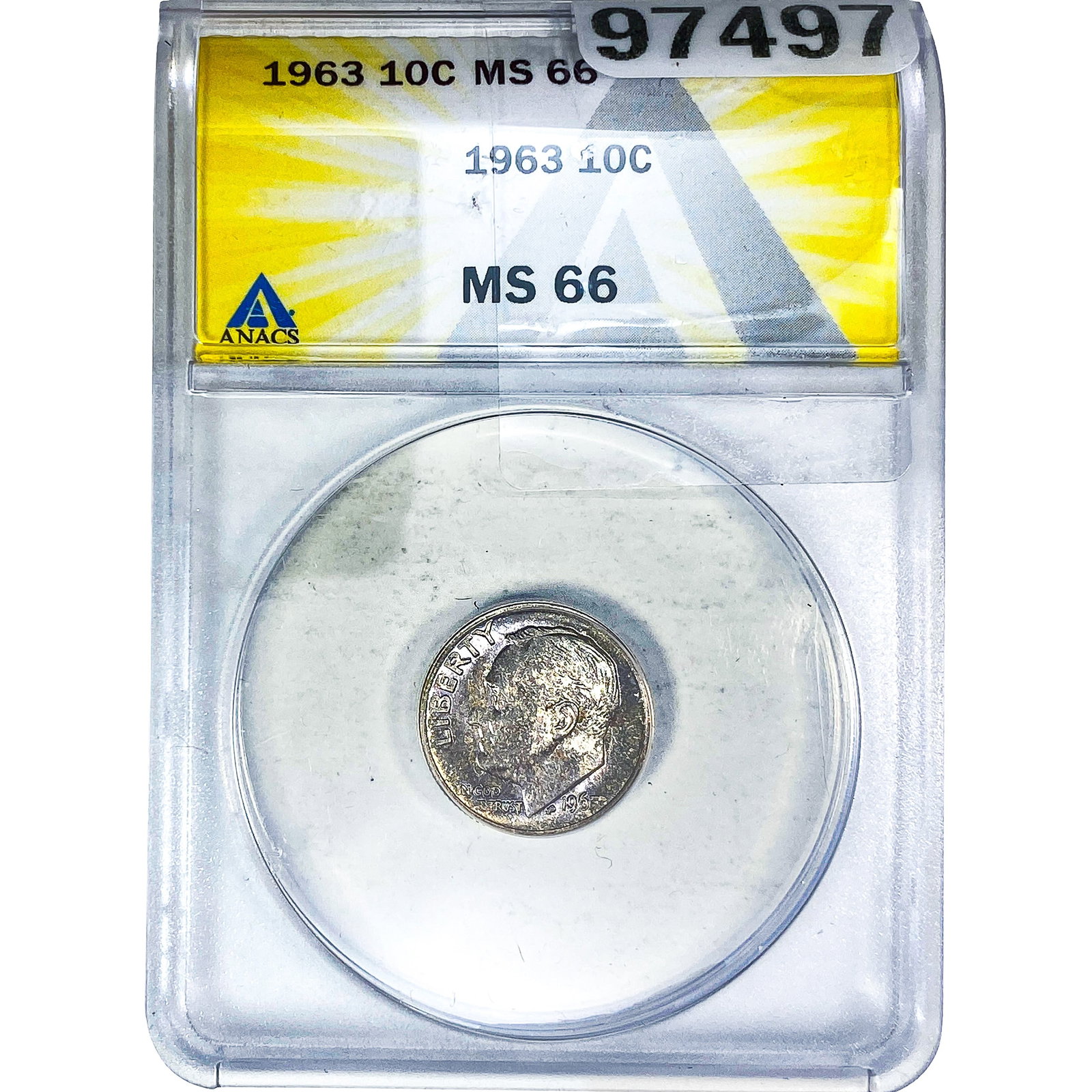 1963 Roosevelt Dime ANACS MS66 (1 of 2)