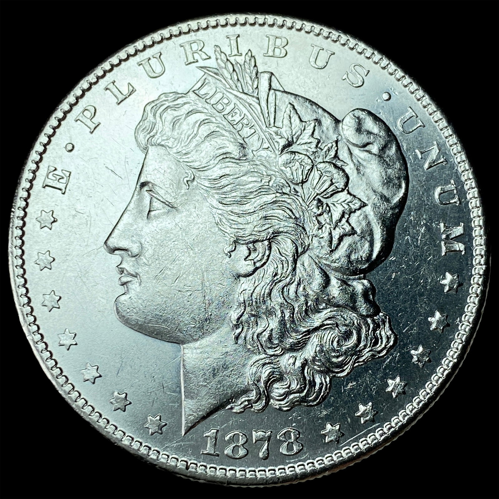 1878-S Silver Morgan Dollar CHOICE BU: 1878-S Silver Morgan Dollar CHOICE BU
