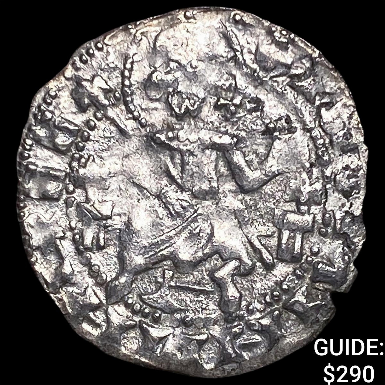 1352-1396 AD Bulgaria Ivan Statsirmir Silver Grosh: 1352-1396 AD Bulgaria Ivan Statsirmir Silver Grosh