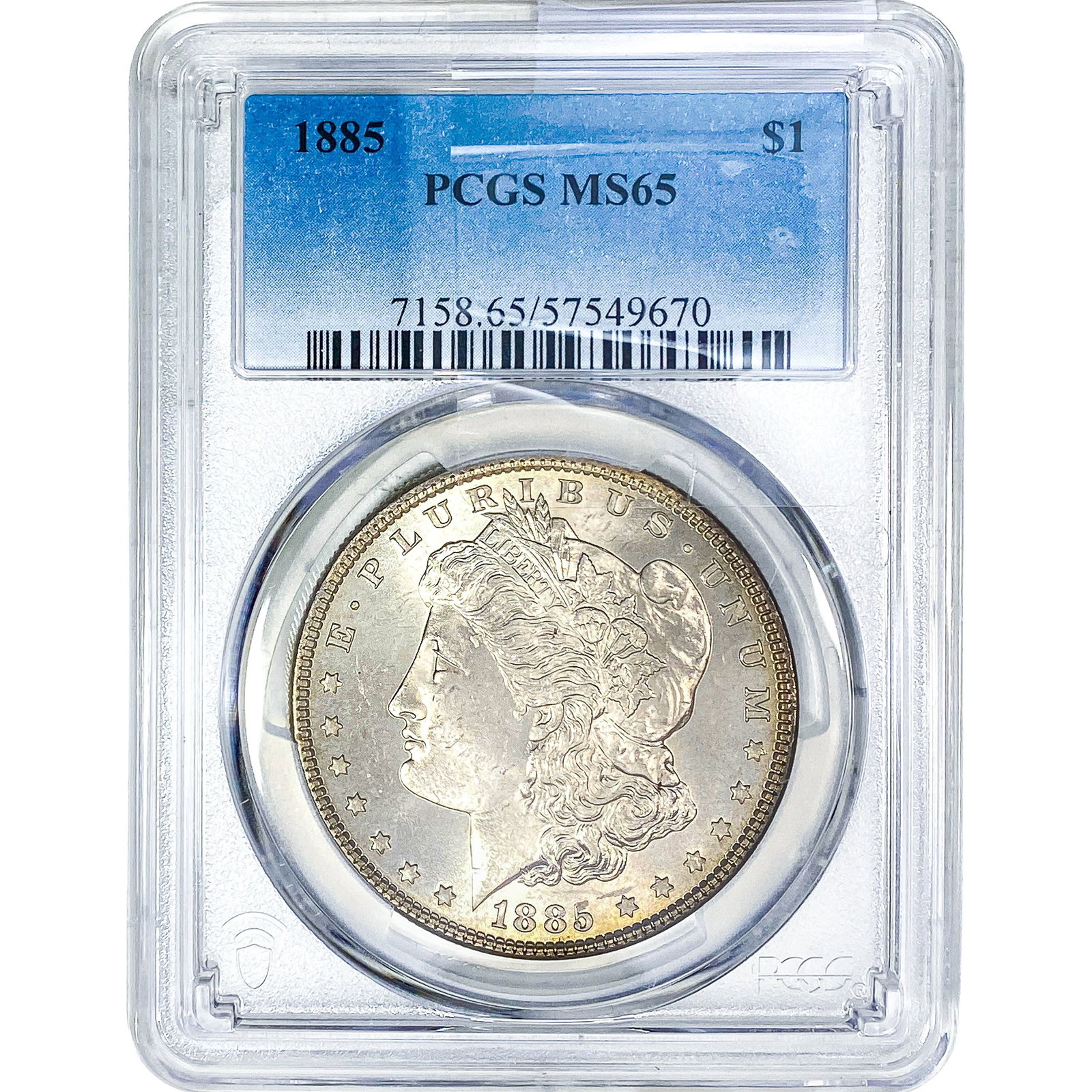 1885 Morgan Silver Dollar PCGS MS65 (1 of 2)