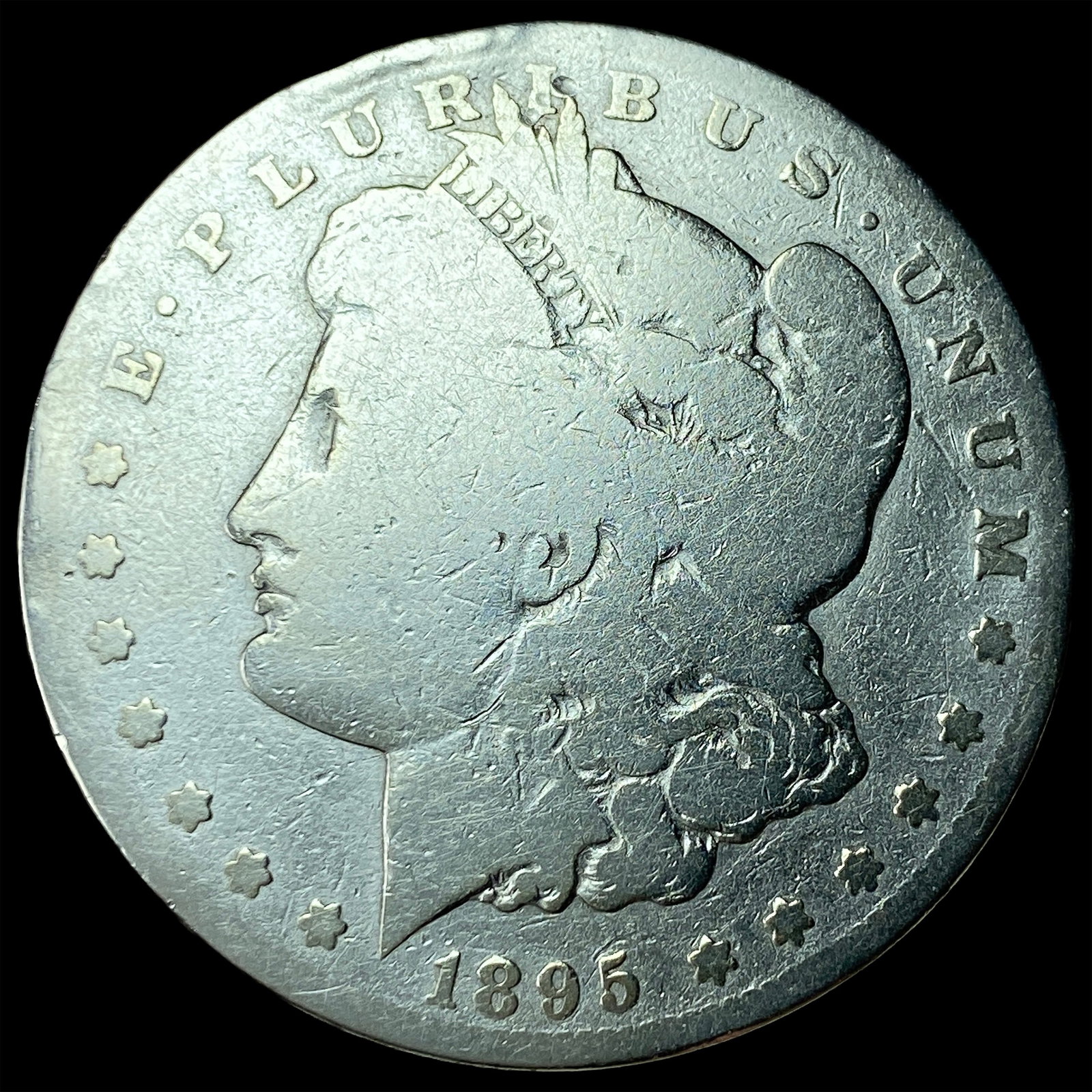 1895-S Silver Morgan Dollar NICELY CIRCULATED: 1895-S Silver Morgan Dollar NICELY CIRCULATED