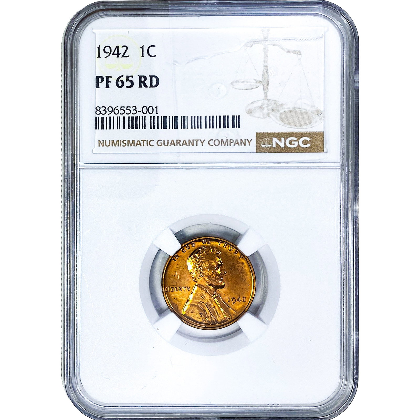 1942 Wheat Cent NGC PF65 RD (1 of 2)