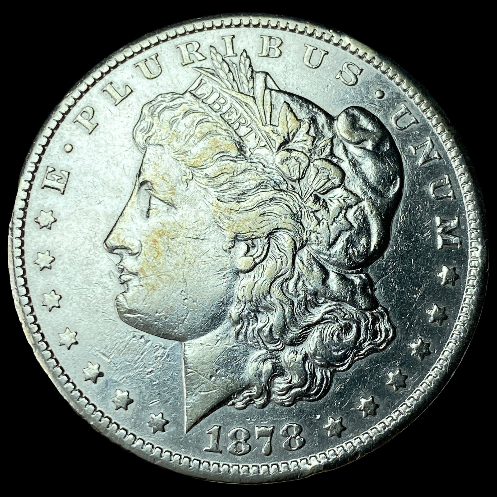 1878-CC Silver Morgan Dollar CHOICE AU: 1878-CC Silver Morgan Dollar CHOICE AU