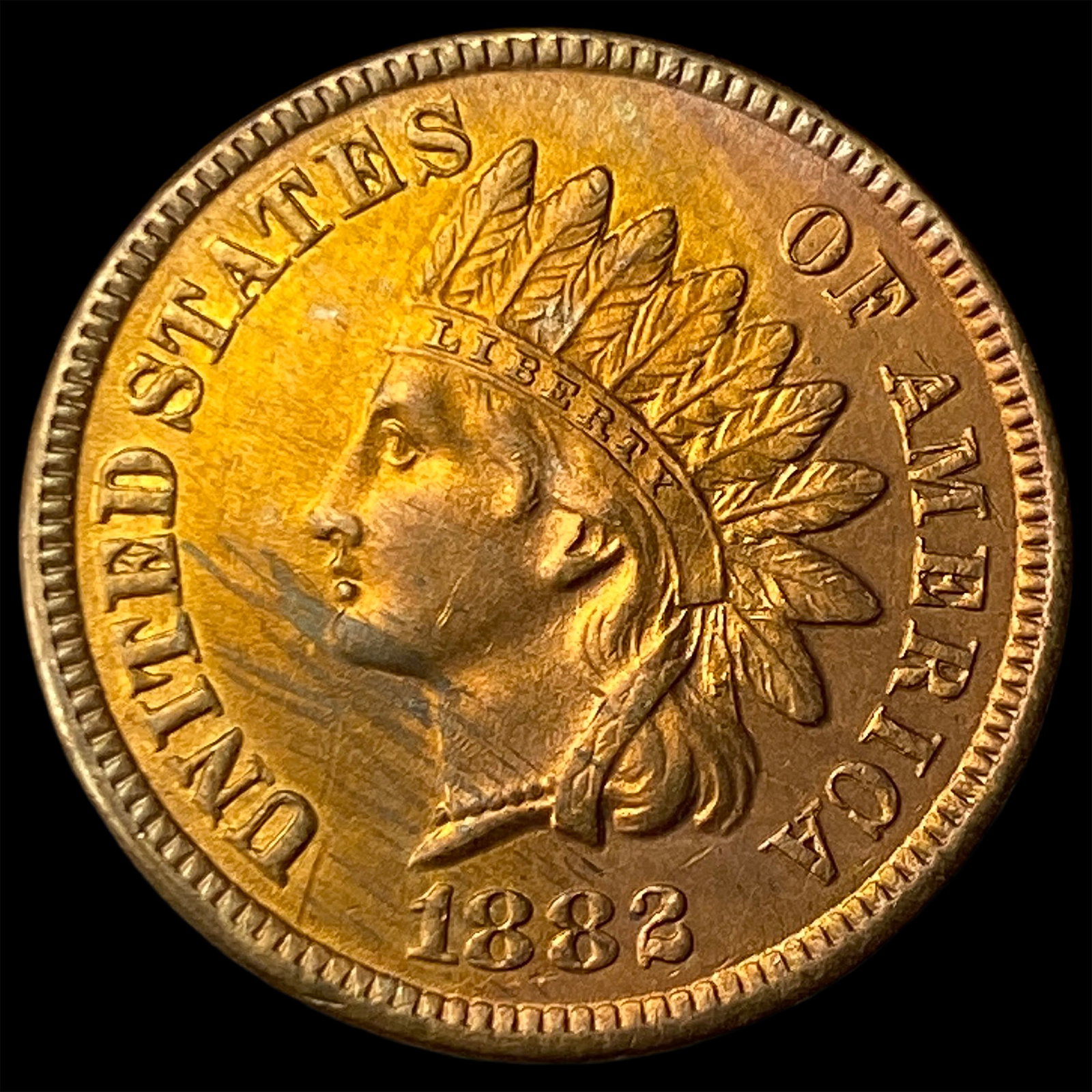 1882 Indian Head Cent UNCIRCULATED (1 of 2)