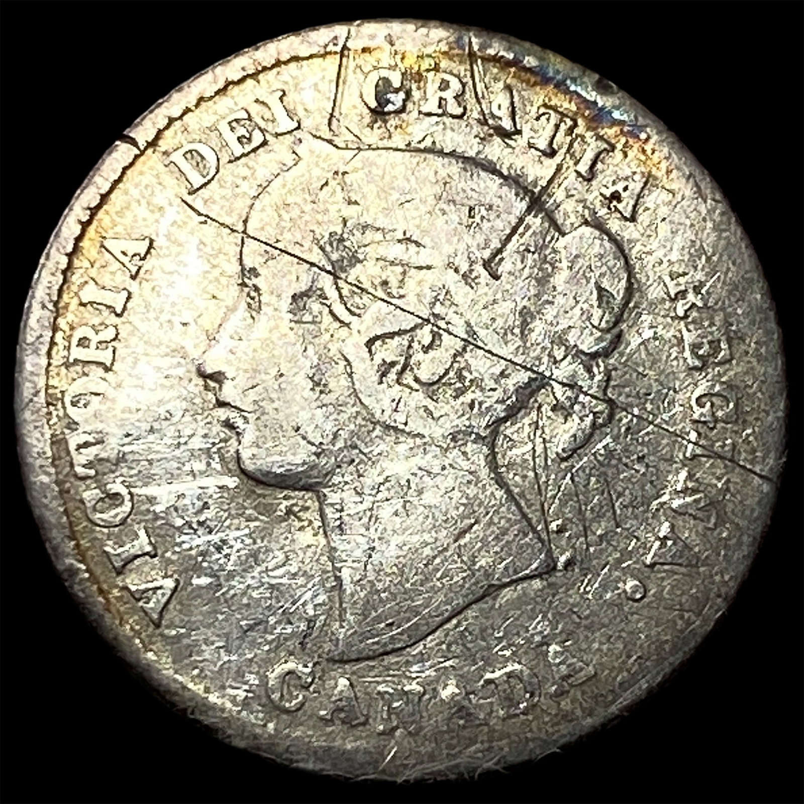 1874H Canada Silver 5 Cents Small Date Normal 4 (1 of 2)