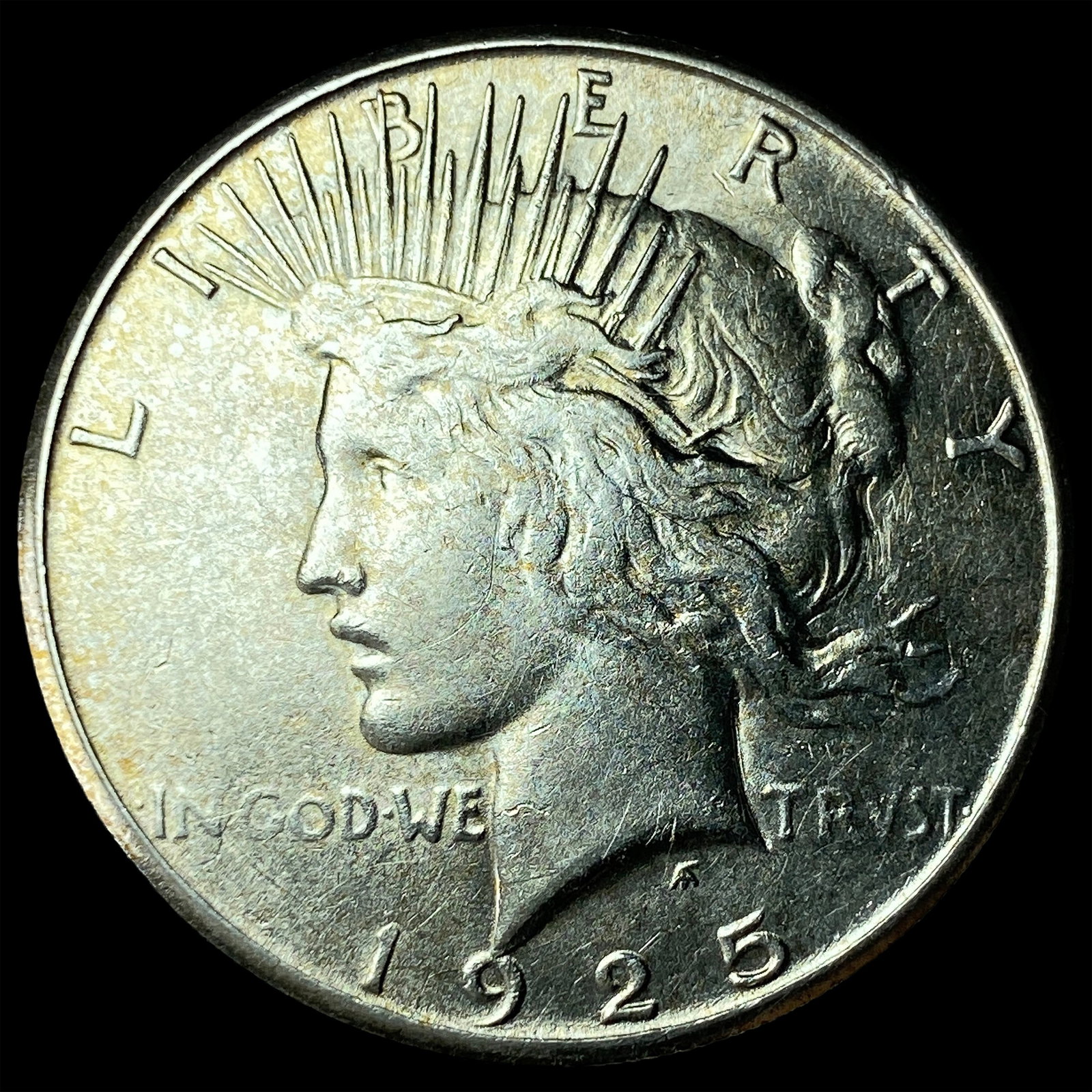 1925-S Silver Peace Dollar CLOSELY UNCIRCULATED: 1925-S Silver Peace Dollar CLOSELY UNCIRCULATED