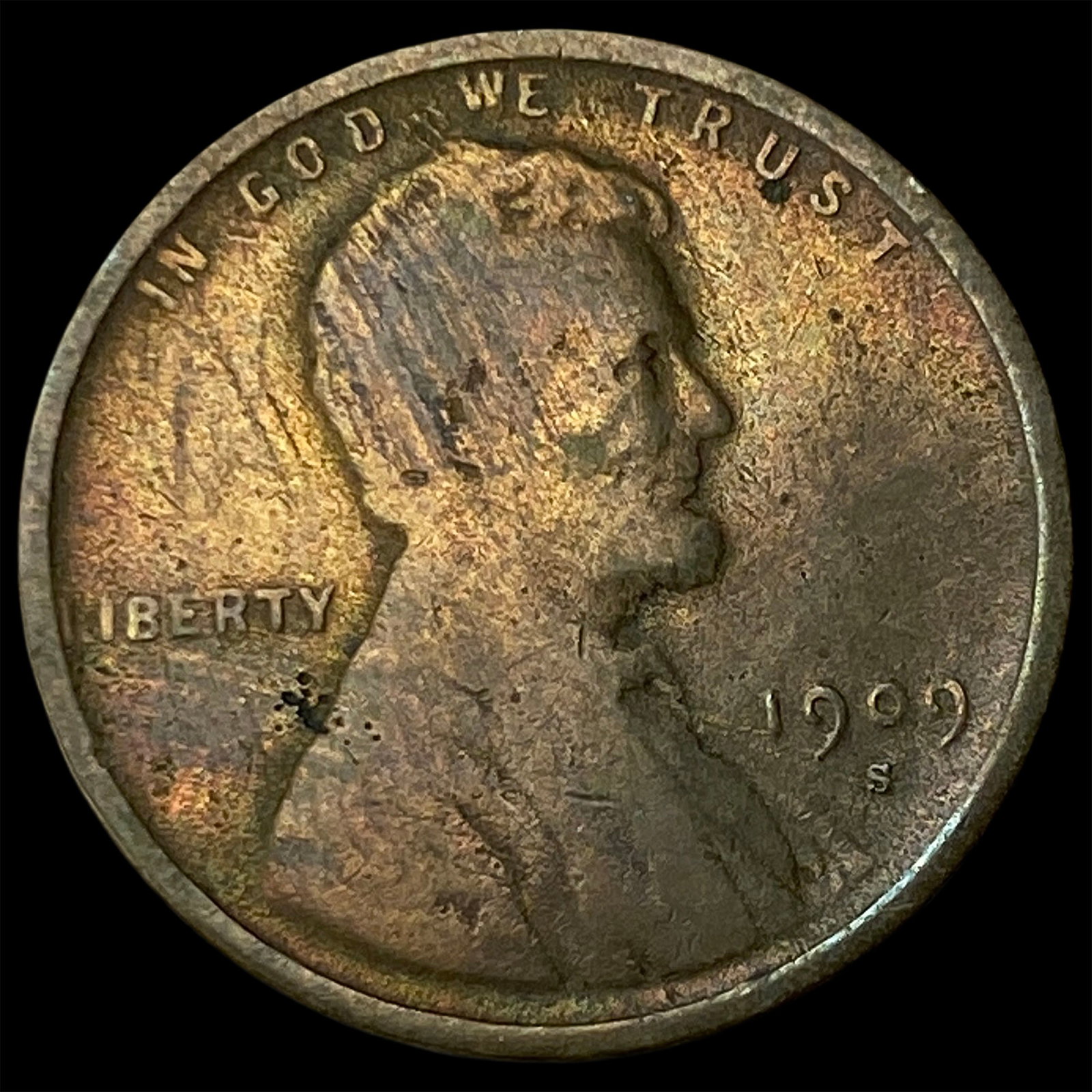 1909-S Lincoln Wheat Cent NICELY CIRCULATED (1 of 2)