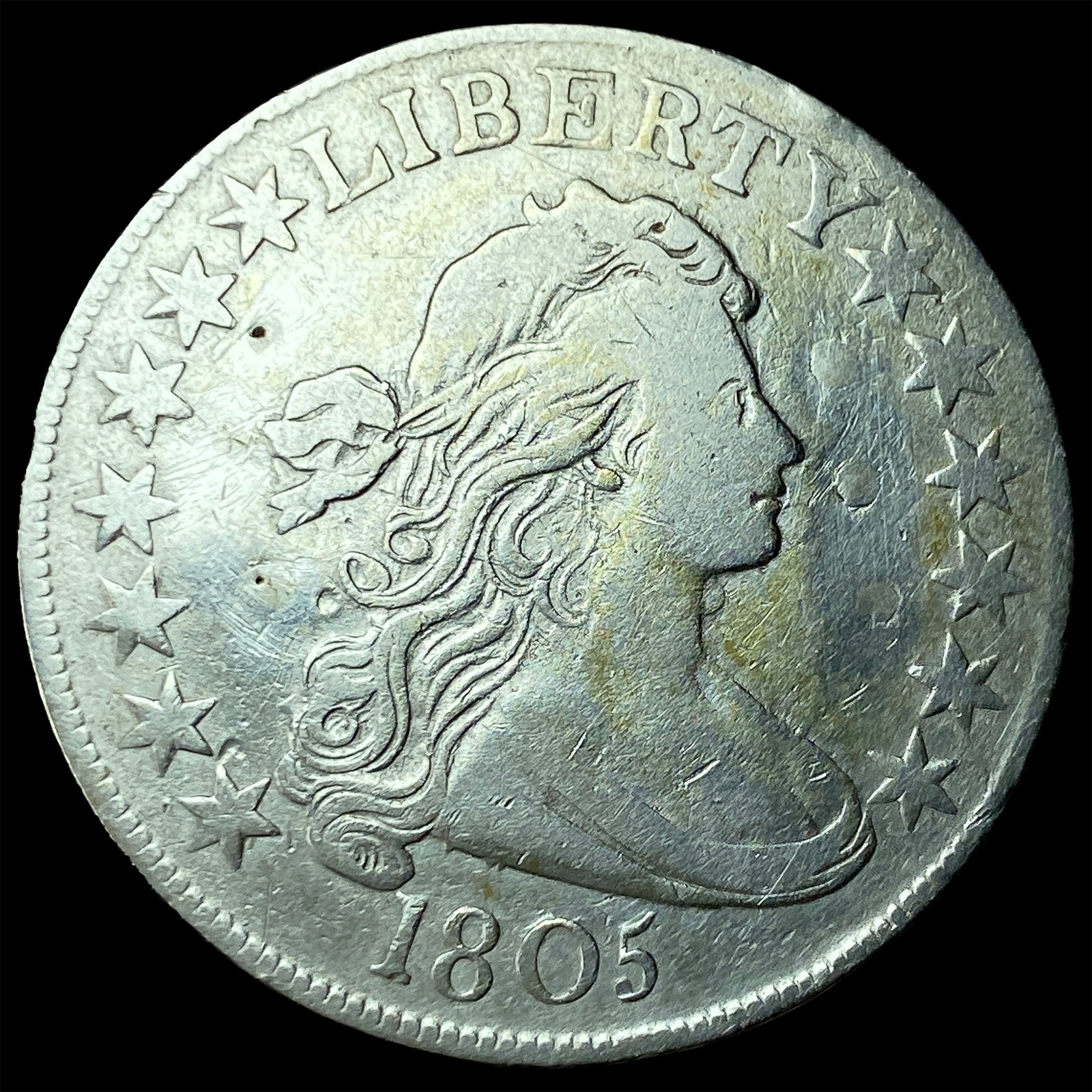 1805 Draped Bust Half Dollar LIGHTLY CIRCULATED (1 of 2)
