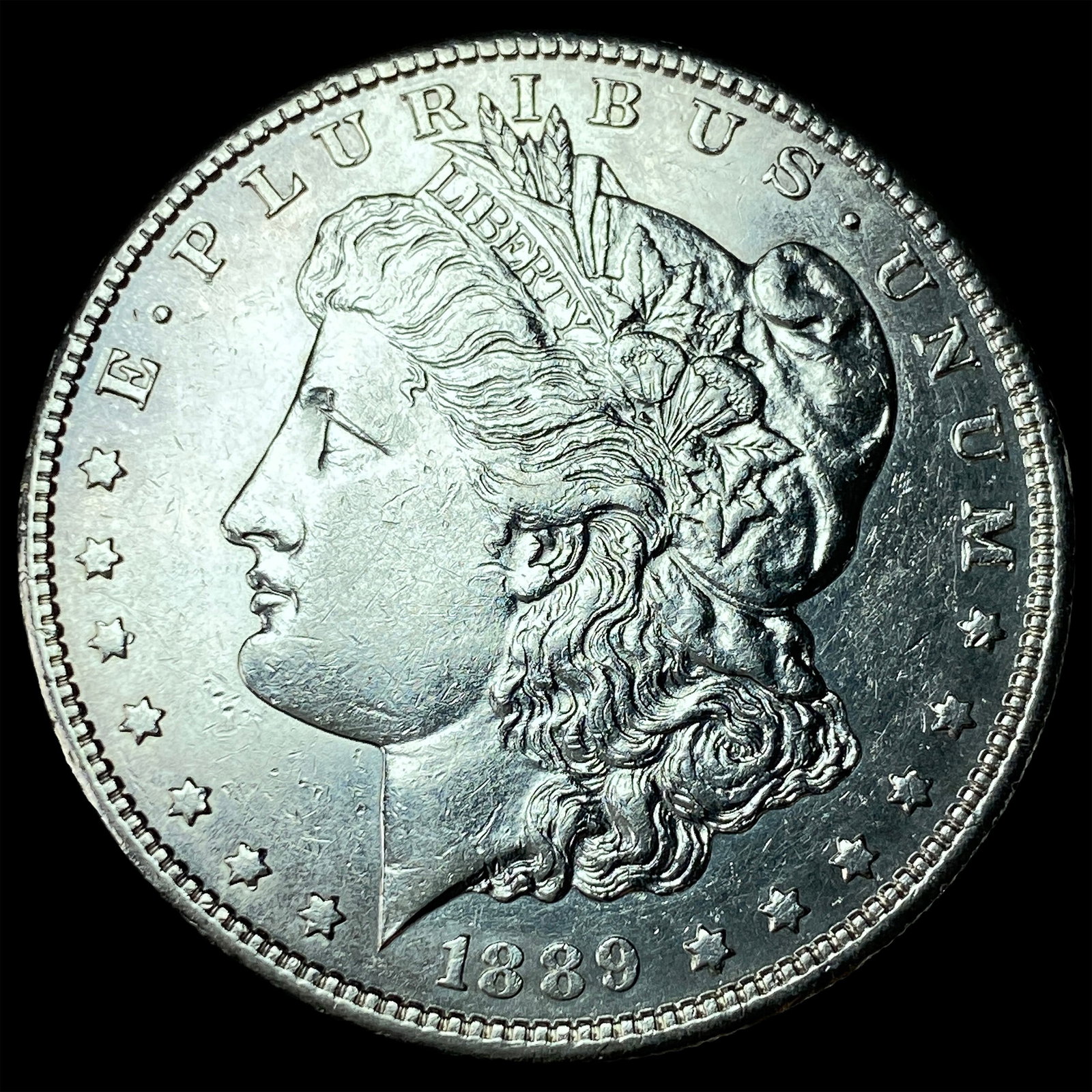 1889 Morgan Silver Dollar CLOSELY UNCIRCULATED: 1889 Morgan Silver Dollar CLOSELY UNCIRCULATED