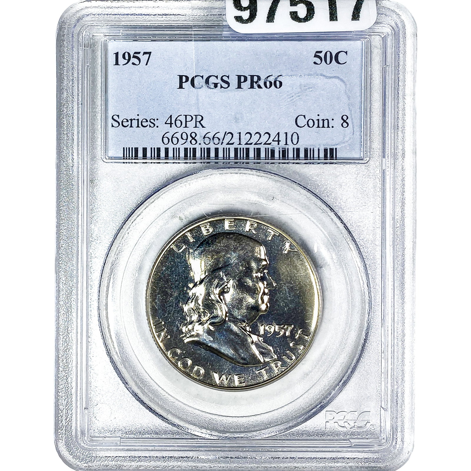 1957 Franklin Half Dollar PCGS PR66 (1 of 2)