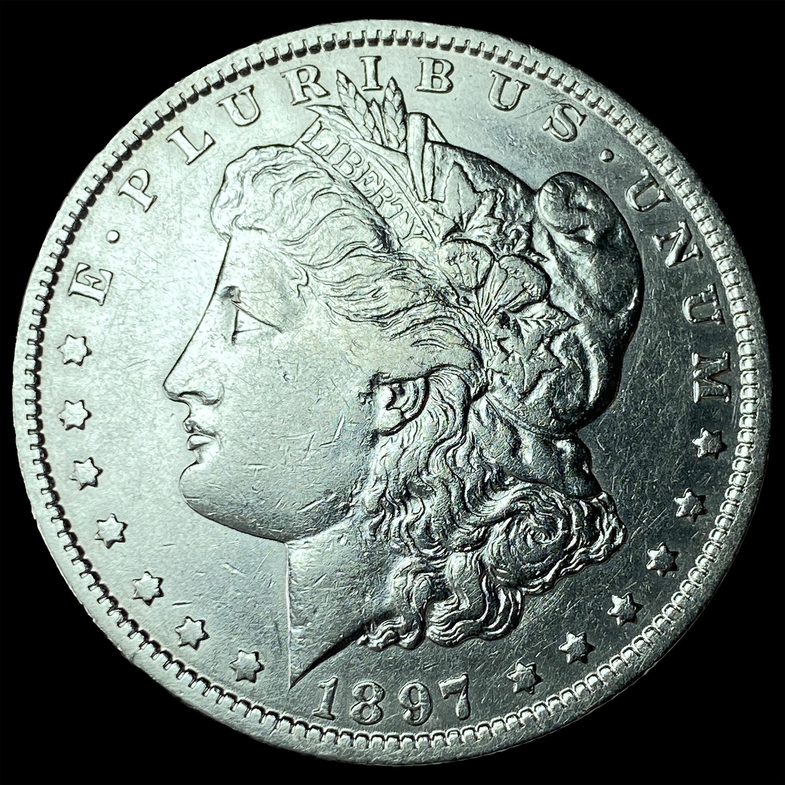 1897-O Silver Morgan Dollar CLOSELY UNCIRCULATED: 1897-O Silver Morgan Dollar CLOSELY UNCIRCULATED
