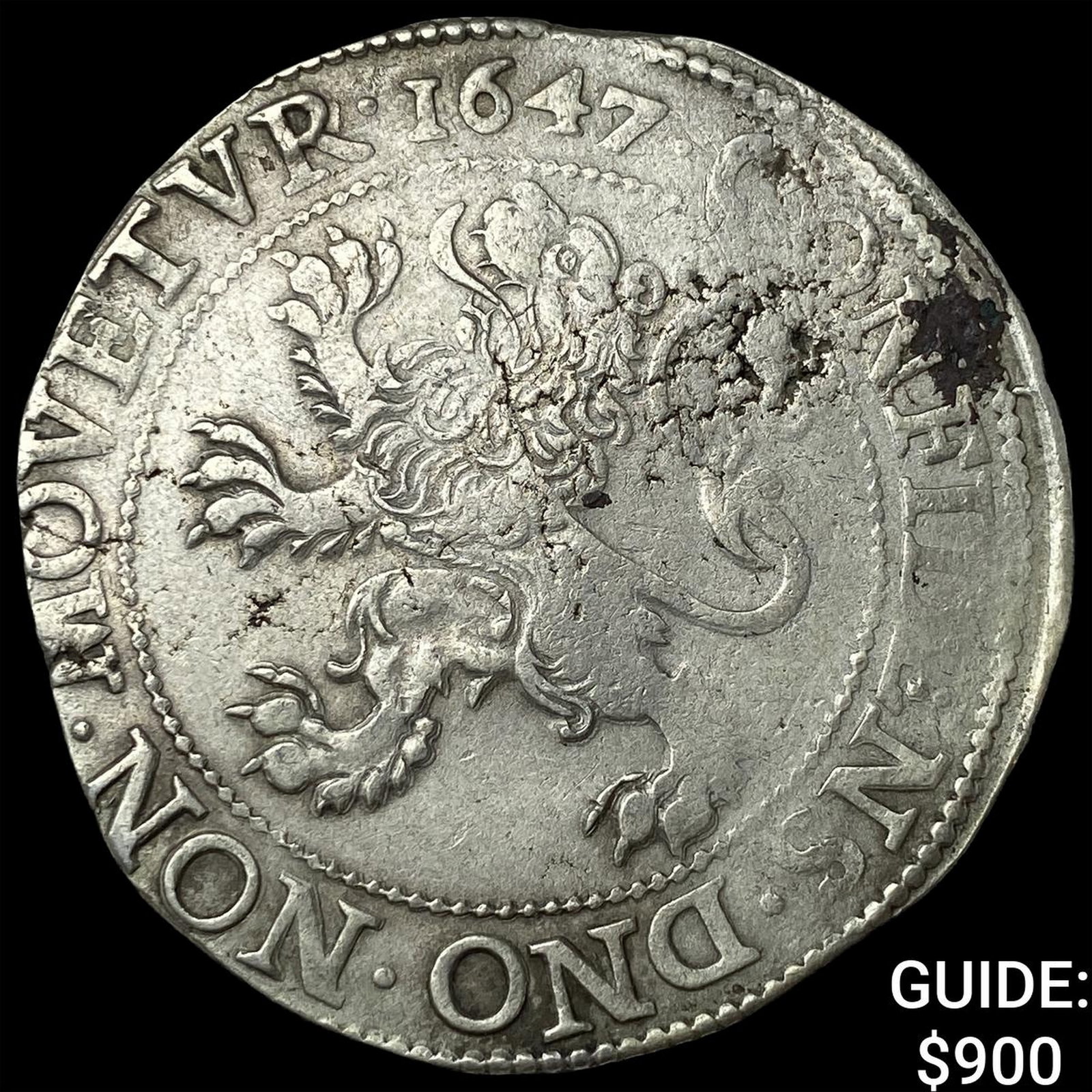 1647 Gremany Silver Thaler: 1647 Gremany Silver Thaler