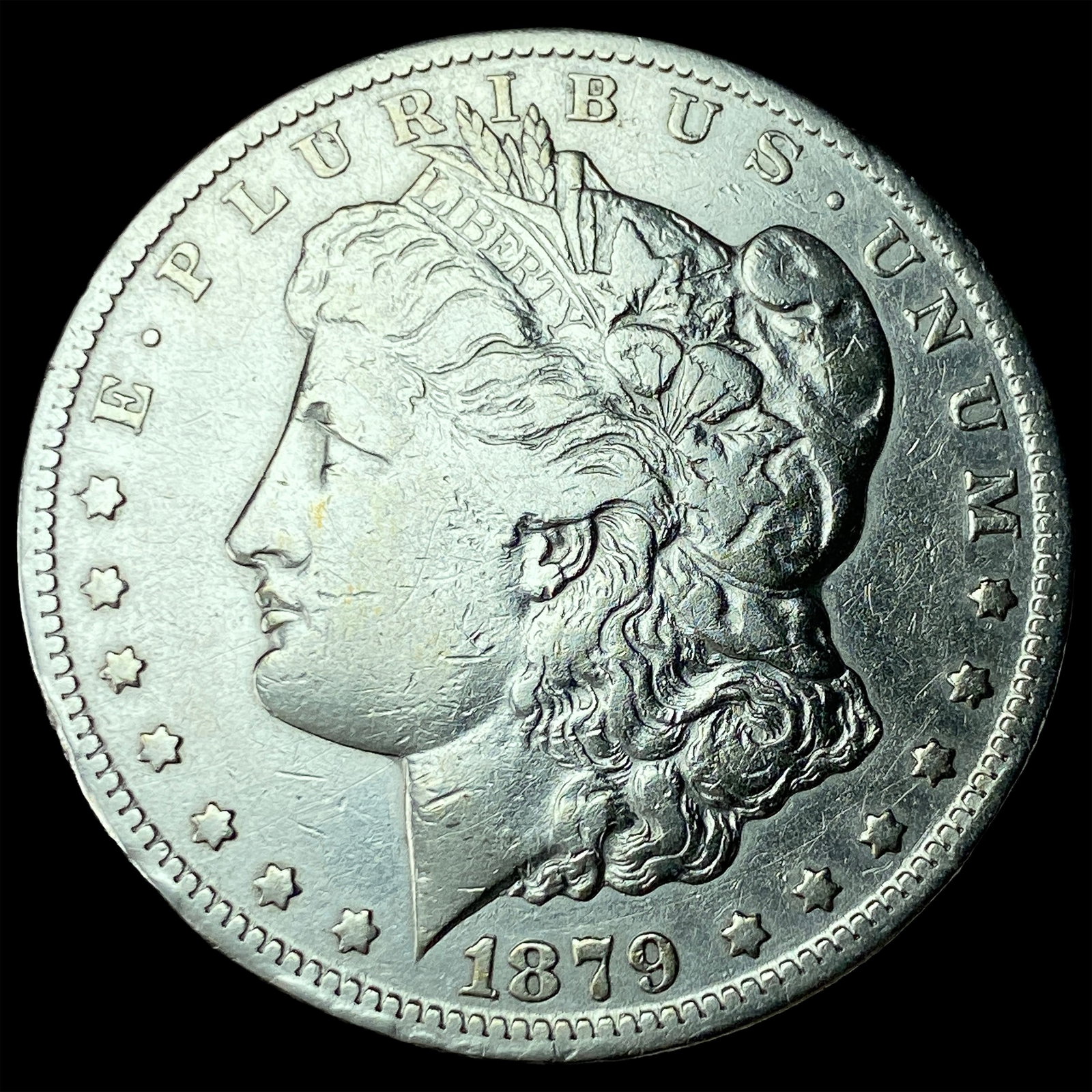 1879-CC Silver Morgan Dollar LIGHTLY CIRCULATED (1 of 2)