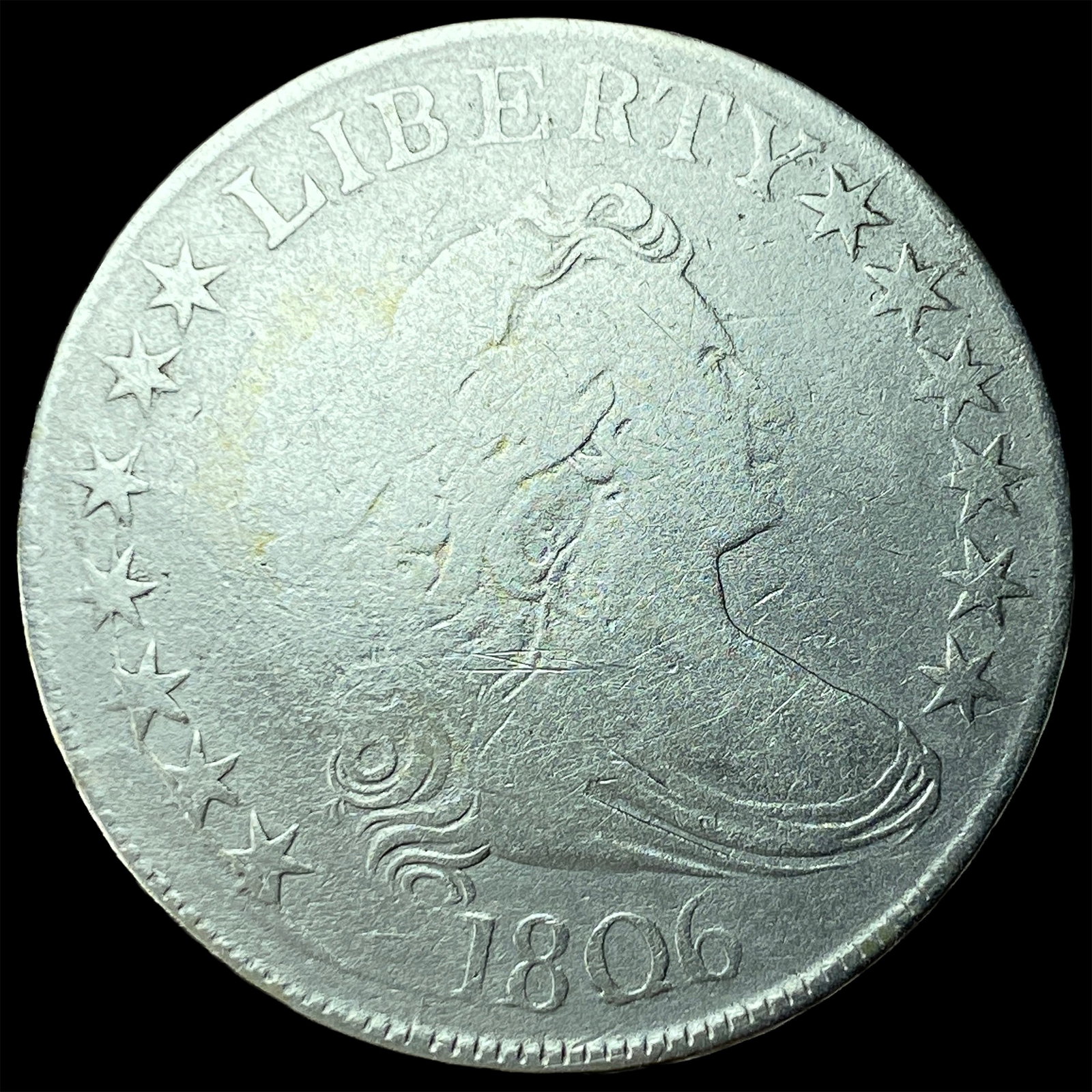 1806 Draped Bust Half Dollar NICELY CIRCULATED (1 of 2)