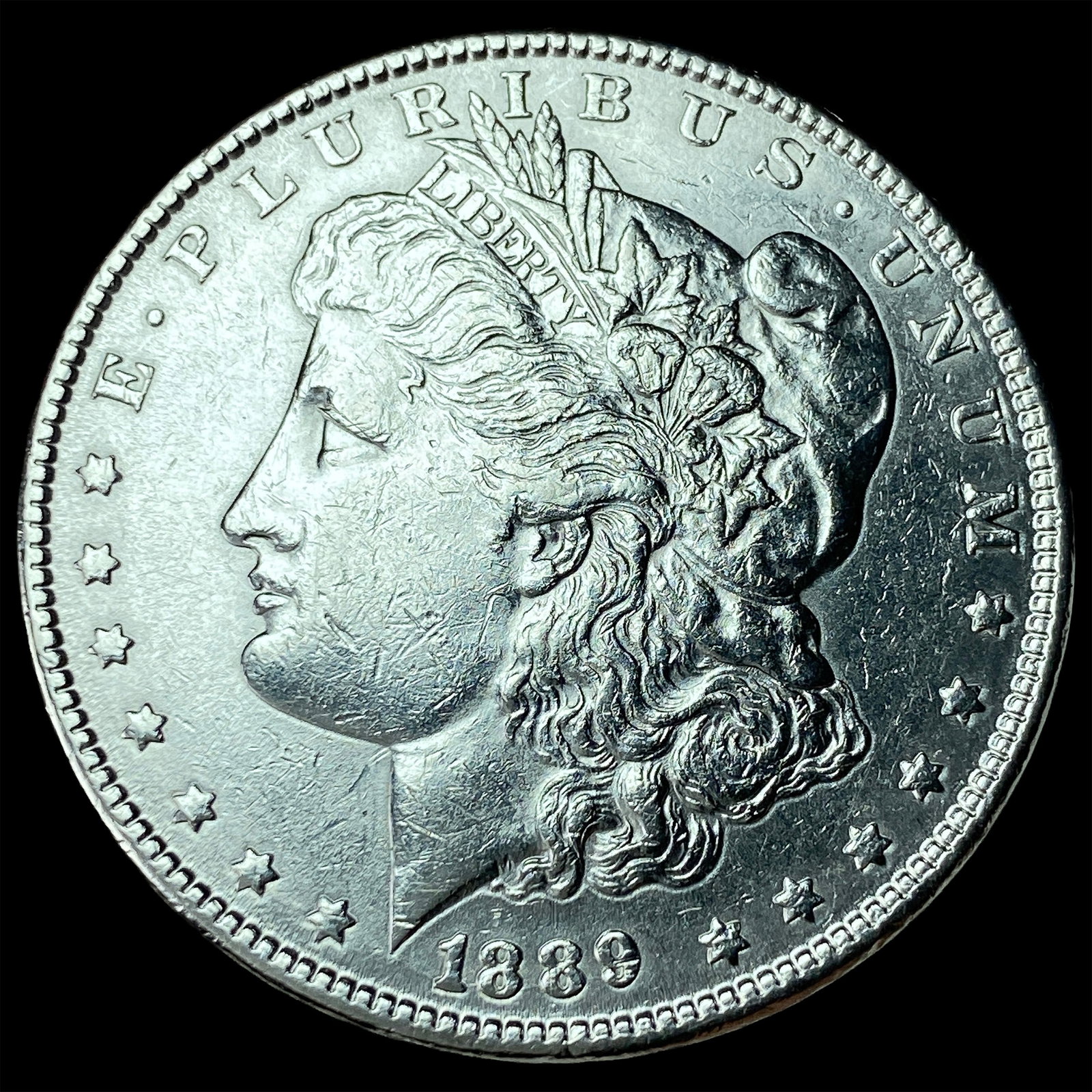 1889 Silver Morgan Dollar CHOICE AU: 1889 Silver Morgan Dollar CHOICE AU