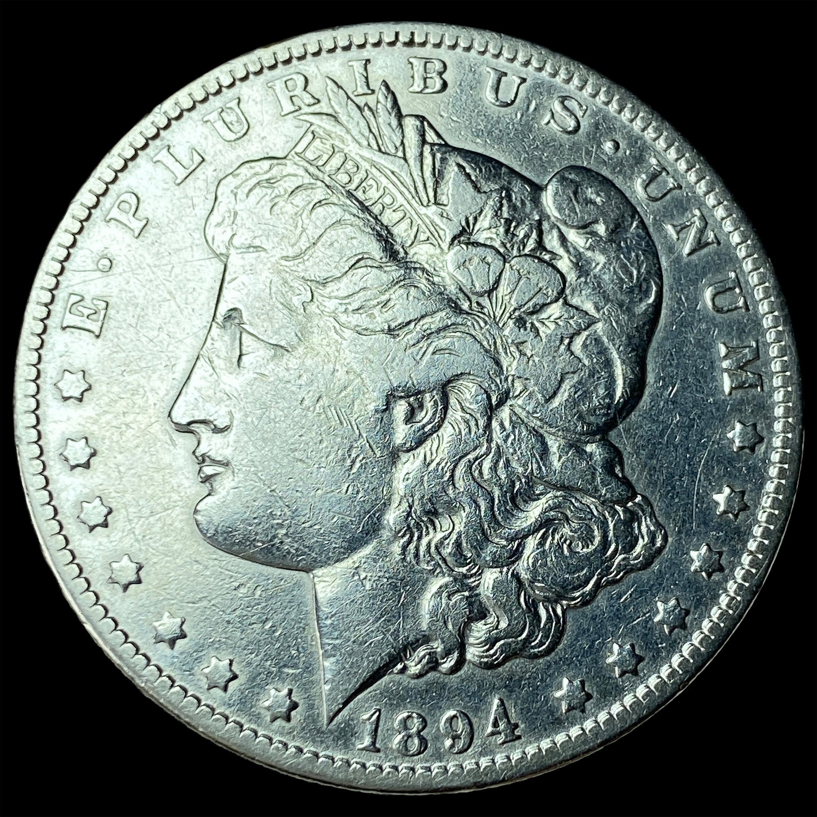 1894-O Silver Morgan Dollar CLOSELY UNCIRCULATED: 1894-O Silver Morgan Dollar CLOSELY UNCIRCULATED