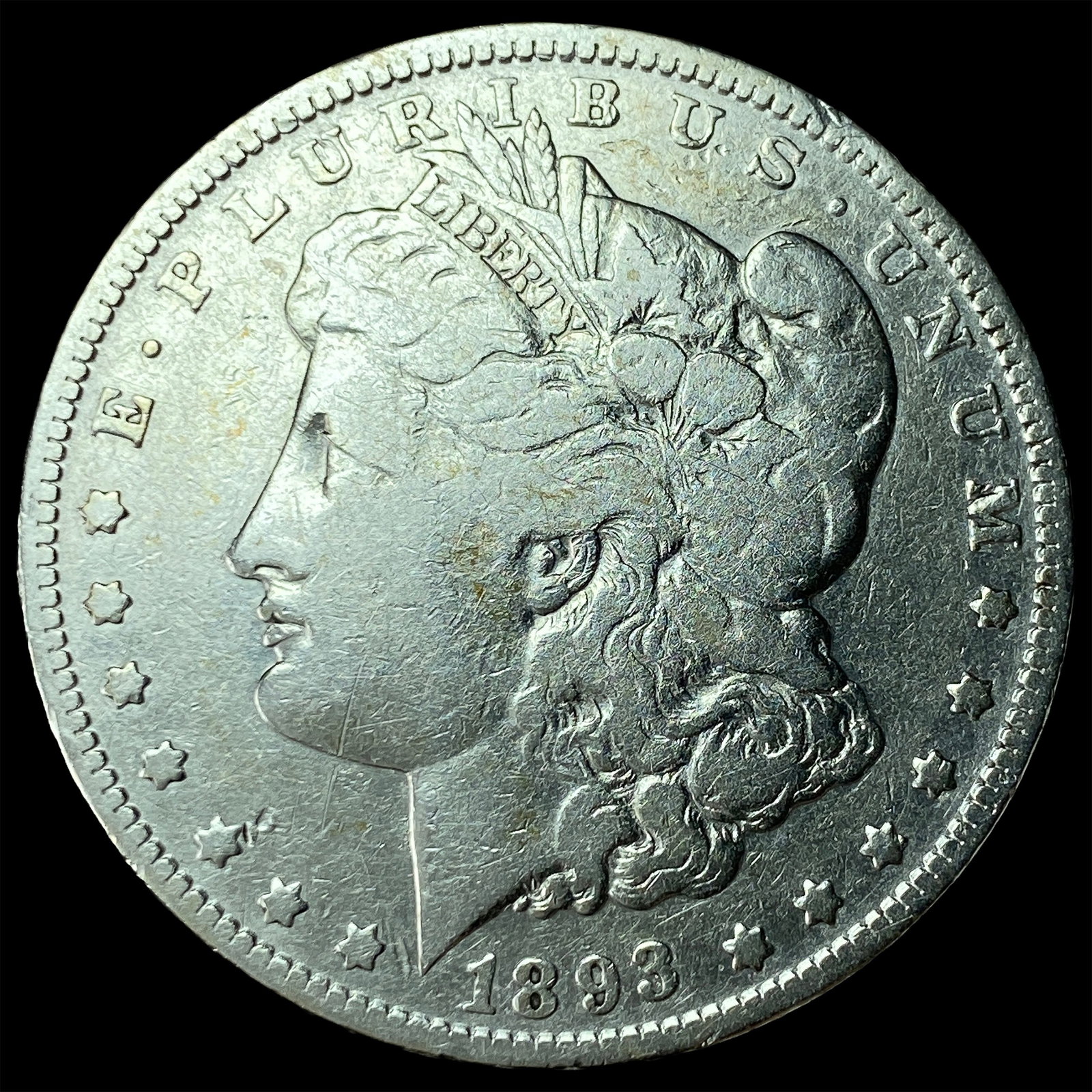 1893-S Silver Morgan Dollar LIGHTLY CIRCULATED (1 of 2)