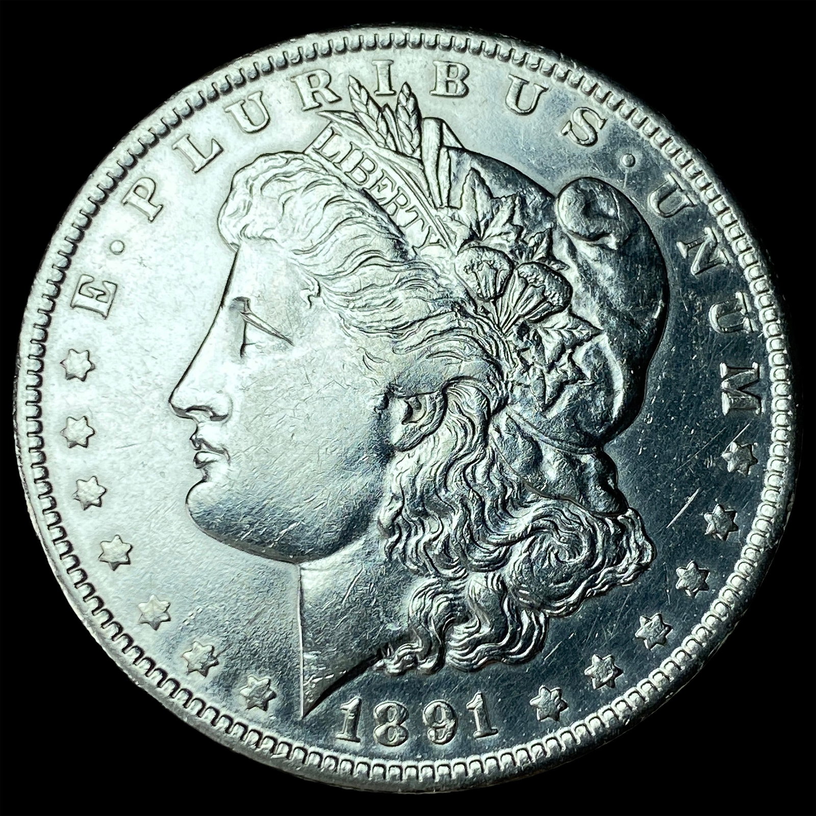 1891-O Silver Morgan Dollar CLOSELY UNCIRCULATED: 1891-O Silver Morgan Dollar CLOSELY UNCIRCULATED
