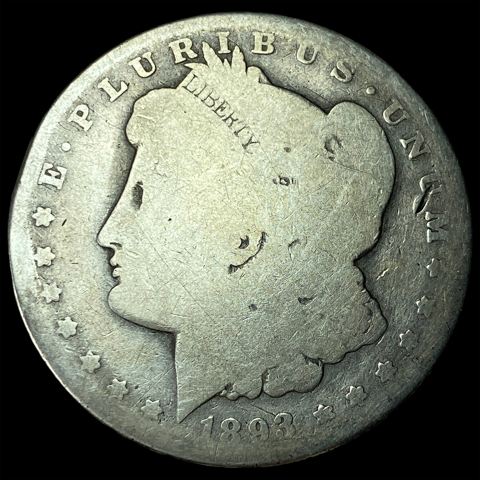 1893-O Silver Morgan Dollar NICELY CIRCULATED (1 of 2)