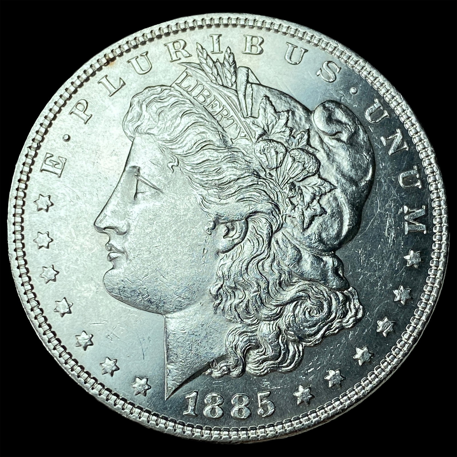 1885 Silver Morgan Dollar UNCIRCULATED: 1885 Silver Morgan Dollar UNCIRCULATED