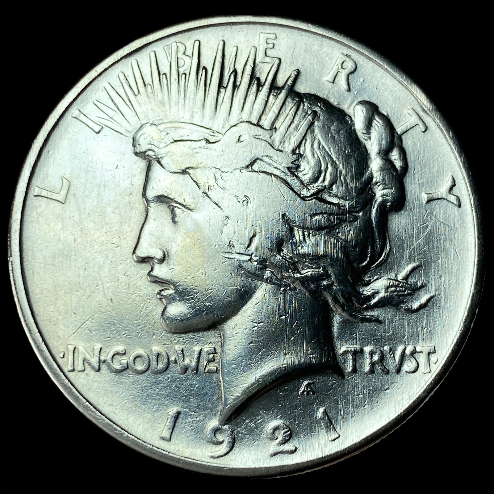 1921 Silver Peace Dollar UNCIRCULATED: 1921 Silver Peace Dollar UNCIRCULATED