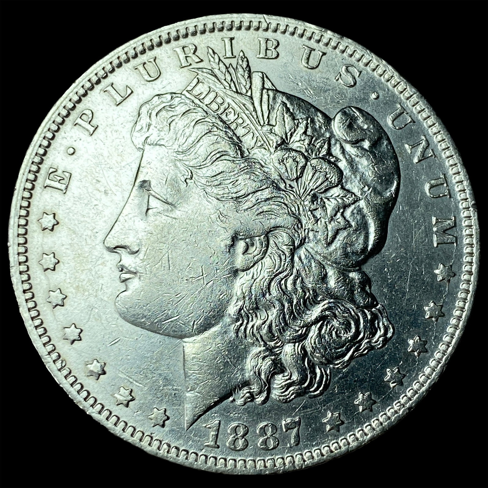 1887-O Silver Morgan Dollar CLOSELY UNCIRCULATED: 1887-O Silver Morgan Dollar CLOSELY UNCIRCULATED