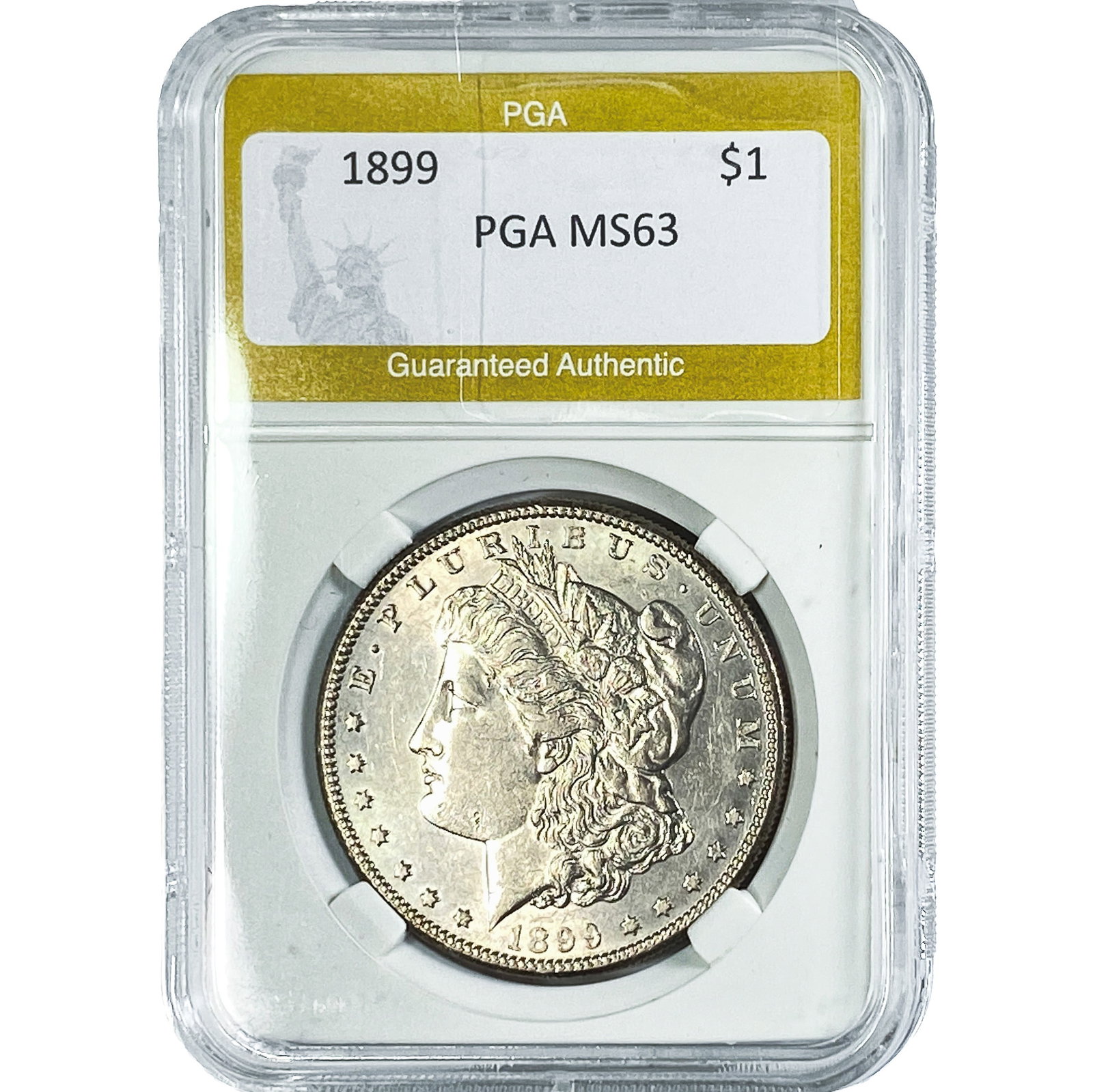 1899 Morgan Silver Dollar PGA MS63: 1899 Morgan Silver Dollar PGA MS63