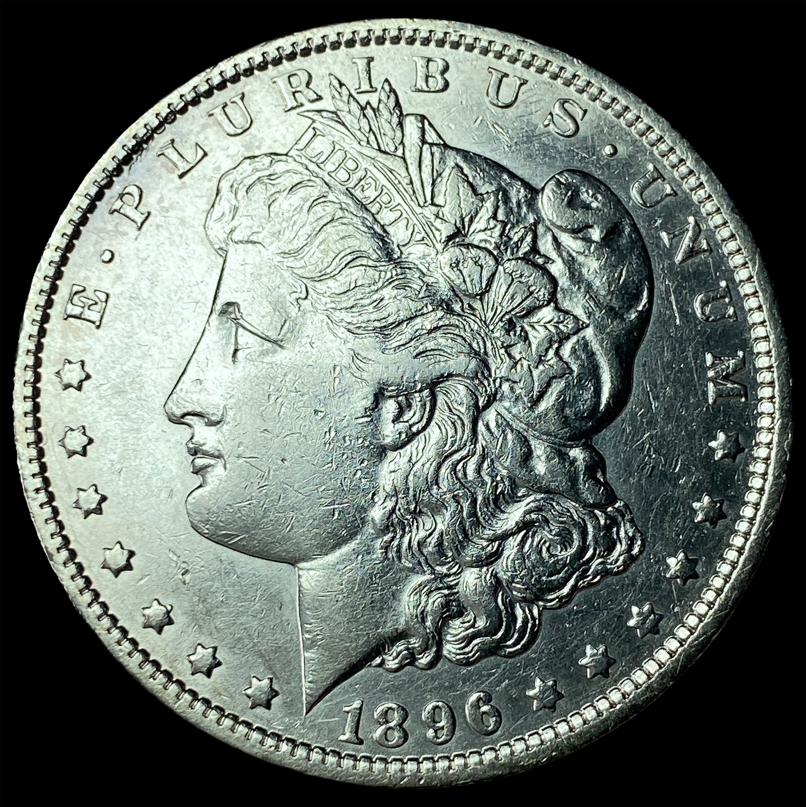 1896-O Silver Morgan Dollar CLOSELY UNCIRCULATED: 1896-O Silver Morgan Dollar CLOSELY UNCIRCULATED