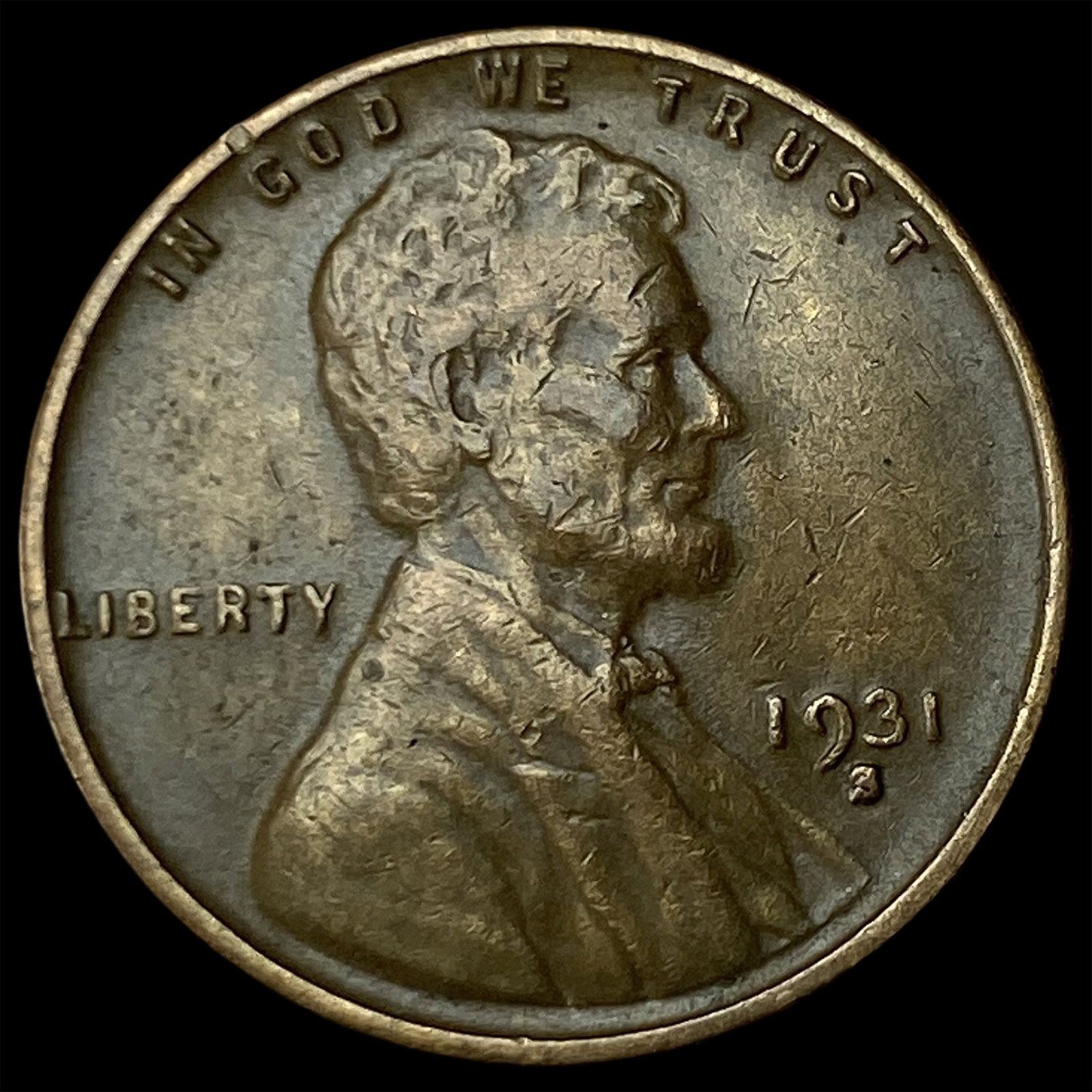 1931-S Lincoln Wheat Cent CLOSELY UNCIRCULATED: 1931-S Lincoln Wheat Cent CLOSELY UNCIRCULATED