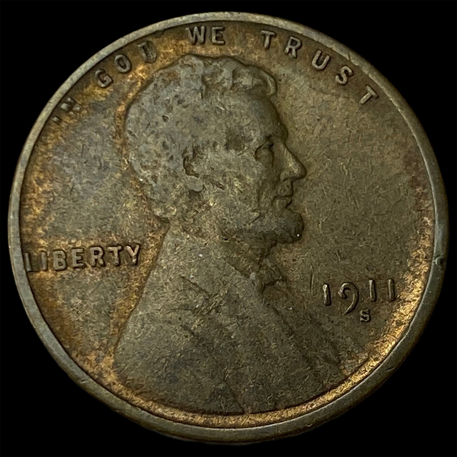 1911-S Lincoln Wheat Cent UNCIRCULATED (1 of 2)