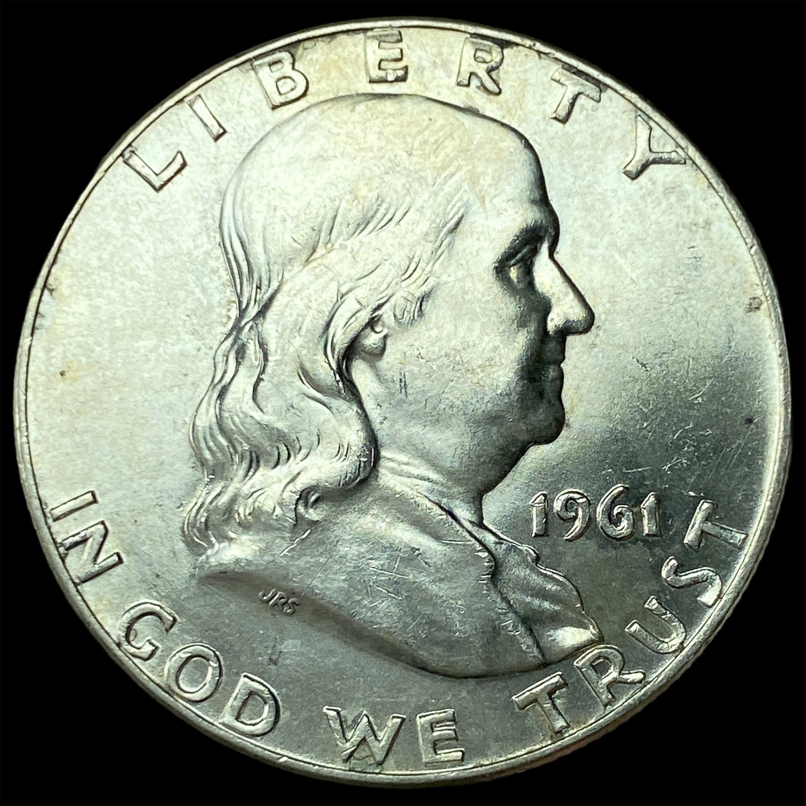 1961-D Silver Half Dollar Franklin GEM BU: 1961-D Silver Half Dollar Franklin GEM BU