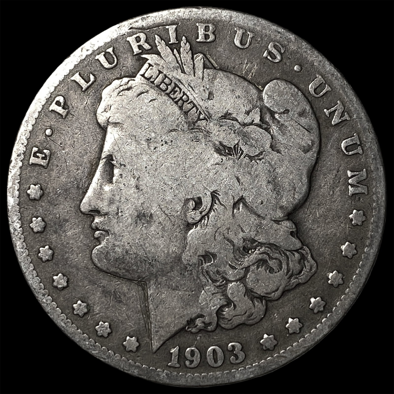 1903-S Silver Morgan Dollar NICELY CIRCULATED: 1903-S Silver Morgan Dollar NICELY CIRCULATED