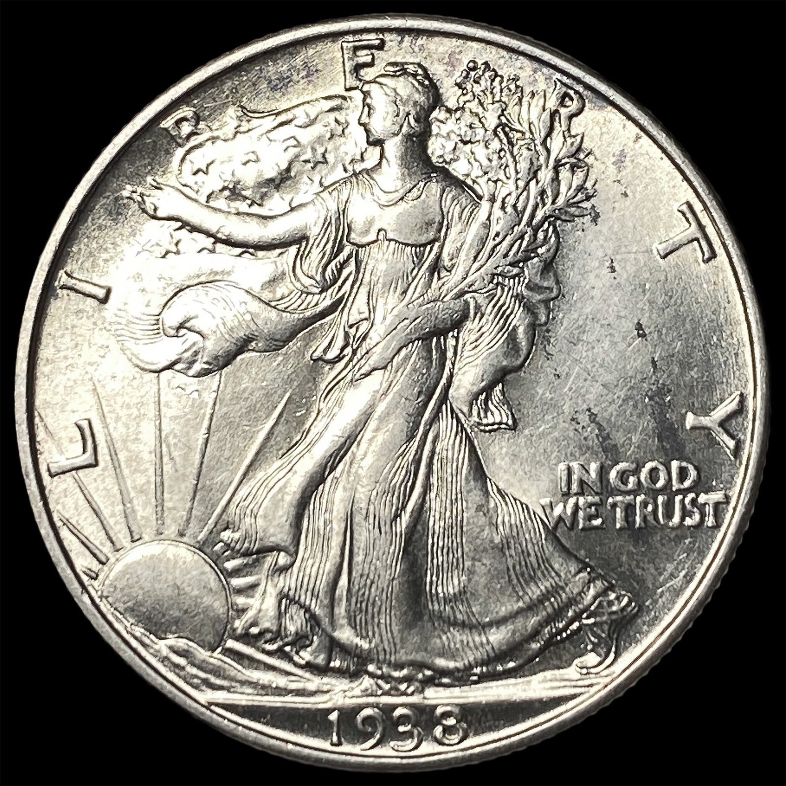 1938 Walking Liberty Half Dollar UNCIRCULATED (1 of 2)