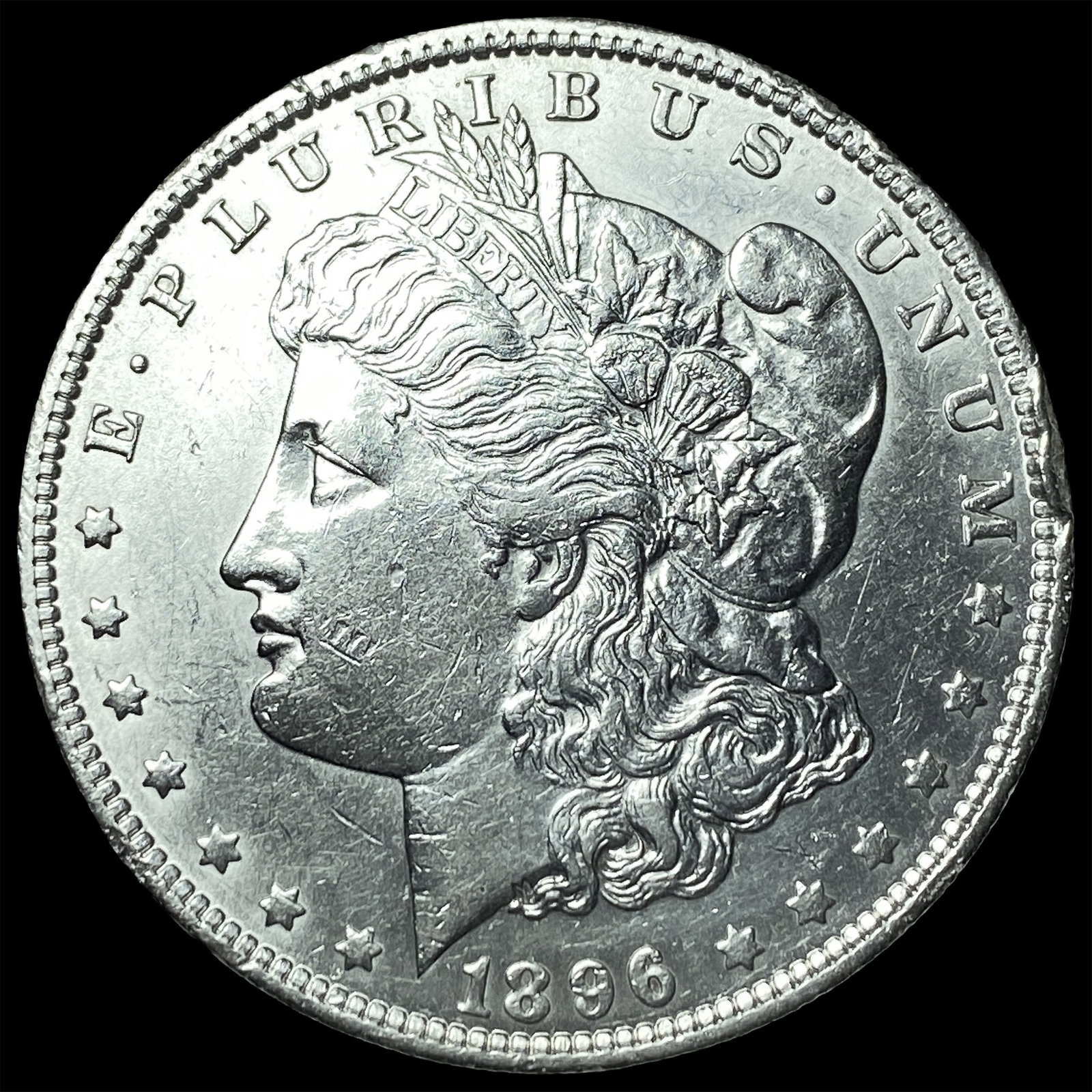 1896-O Silver Morgan Dollar CLOSELY UNCIRCULATED: 1896-O Silver Morgan Dollar CLOSELY UNCIRCULATED