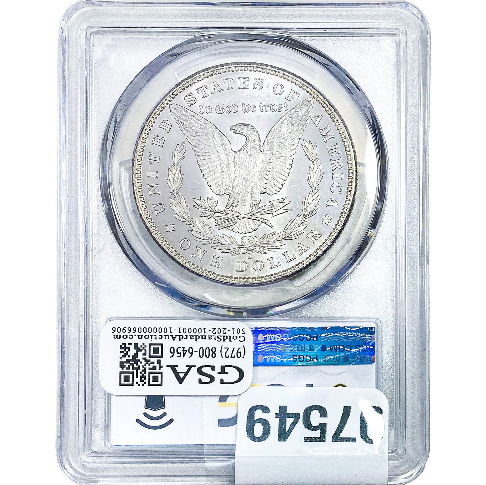 1880/O-S Morgan Silver Dollar PCGS MS64 - 2
