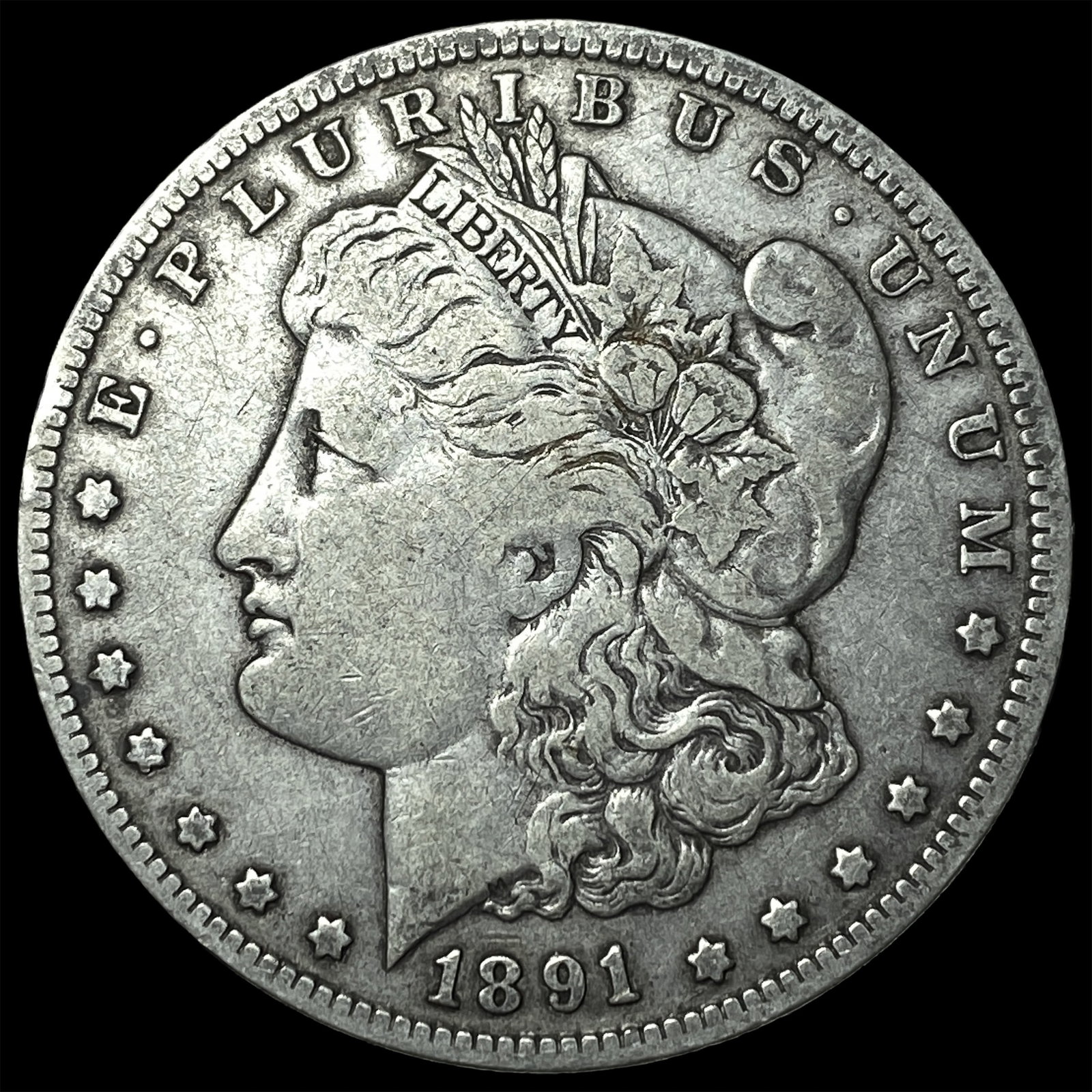 1891-O Silver Morgan Dollar NEARLY UNCIRCULATED: 1891-O Silver Morgan Dollar NEARLY UNCIRCULATED