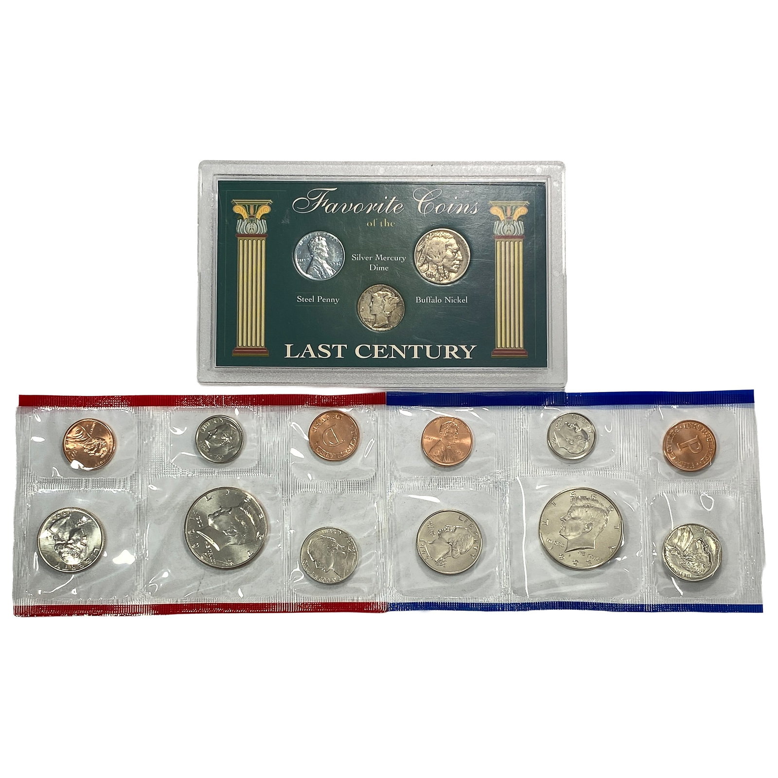 1993 U.S. Mint Unc Set & Favorite Coins of the Last Century 1C-10C: 1993 U.S. Mint Unc Set & Favorite Coins of the Last Century 1C-10C