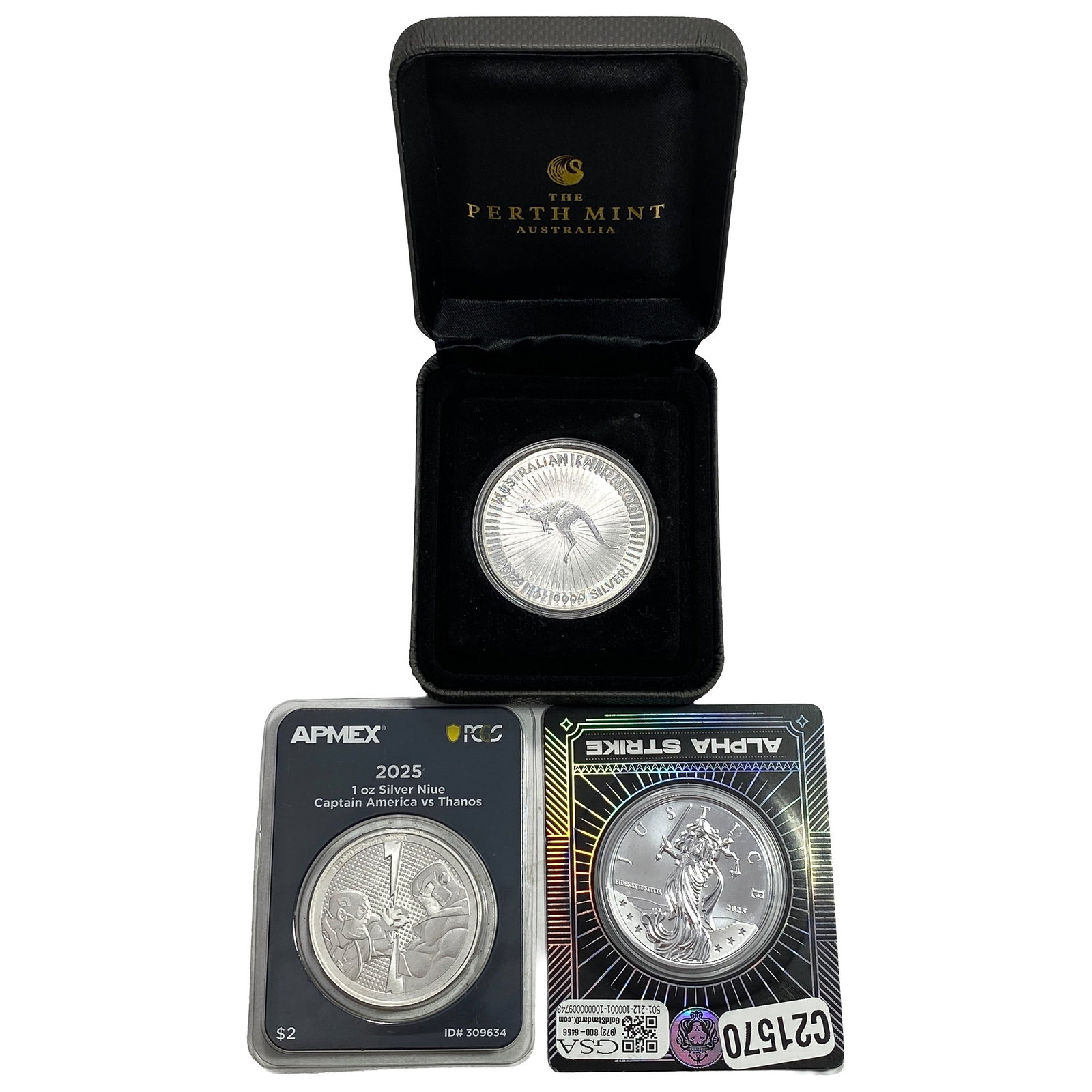 [3 Coins] 2025-2026 Various $1 Silver Coins 1 oz (1 of 2)