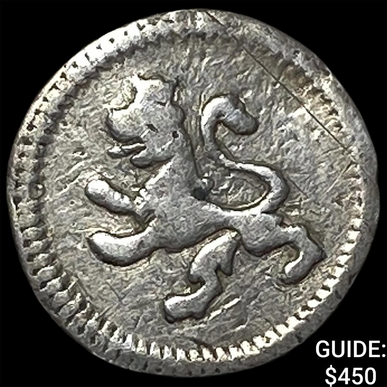 1804 Mexico Charles IV Silver 1/4 Real: 1804 Mexico Charles IV Silver 1/4 Real
