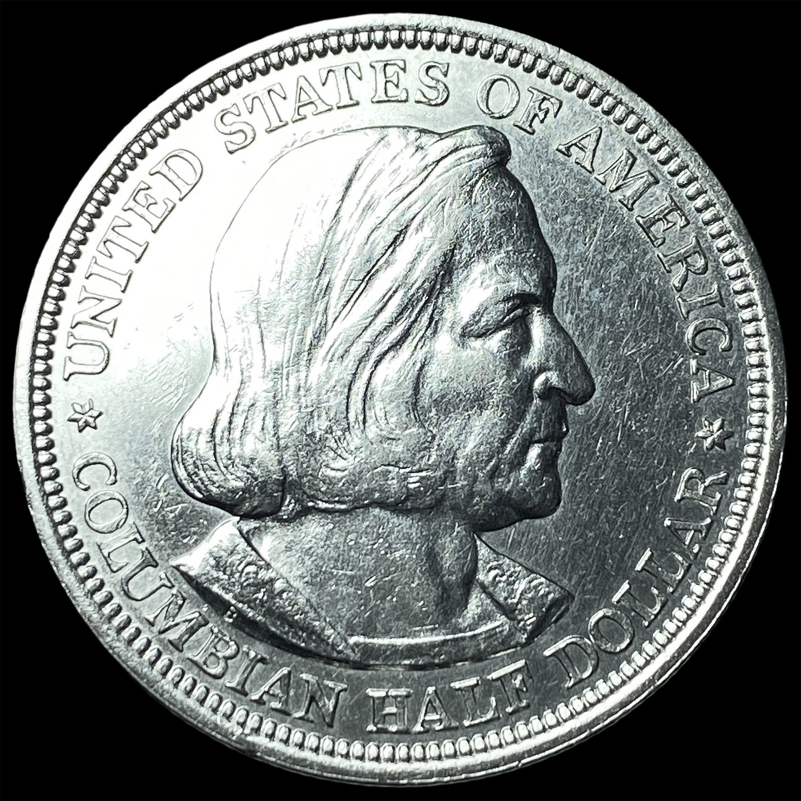 1893 Silver Columbian Half Dollar NEARLY UNCIRCULATED: 1893 Silver Columbian Half Dollar NEARLY UNCIRCULATED