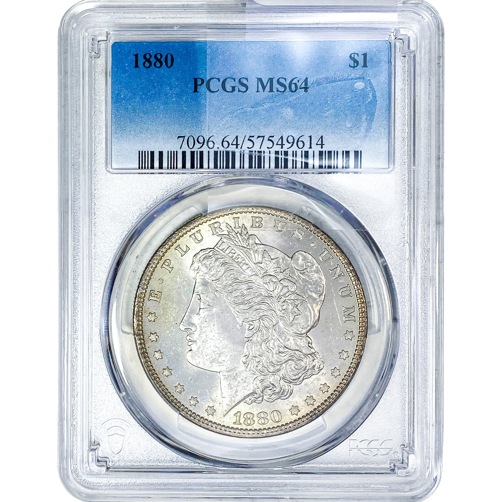 1880 Morgan Silver Dollar PCGS MS64: 1880 Morgan Silver Dollar PCGS MS64