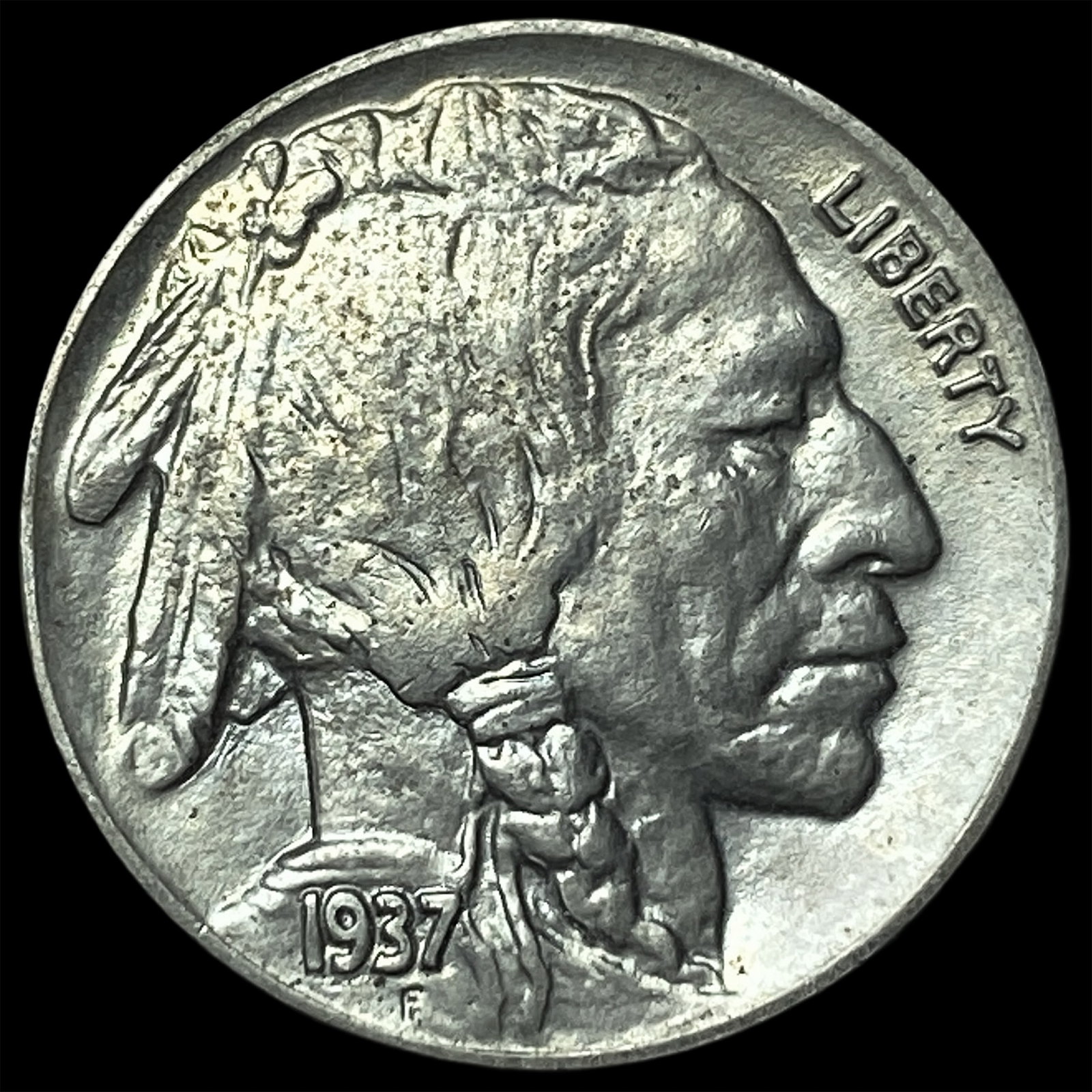 1937-D Nickel Buffalo Five Cents UNCIRCULATED: 1937-D Nickel Buffalo Five Cents UNCIRCULATED